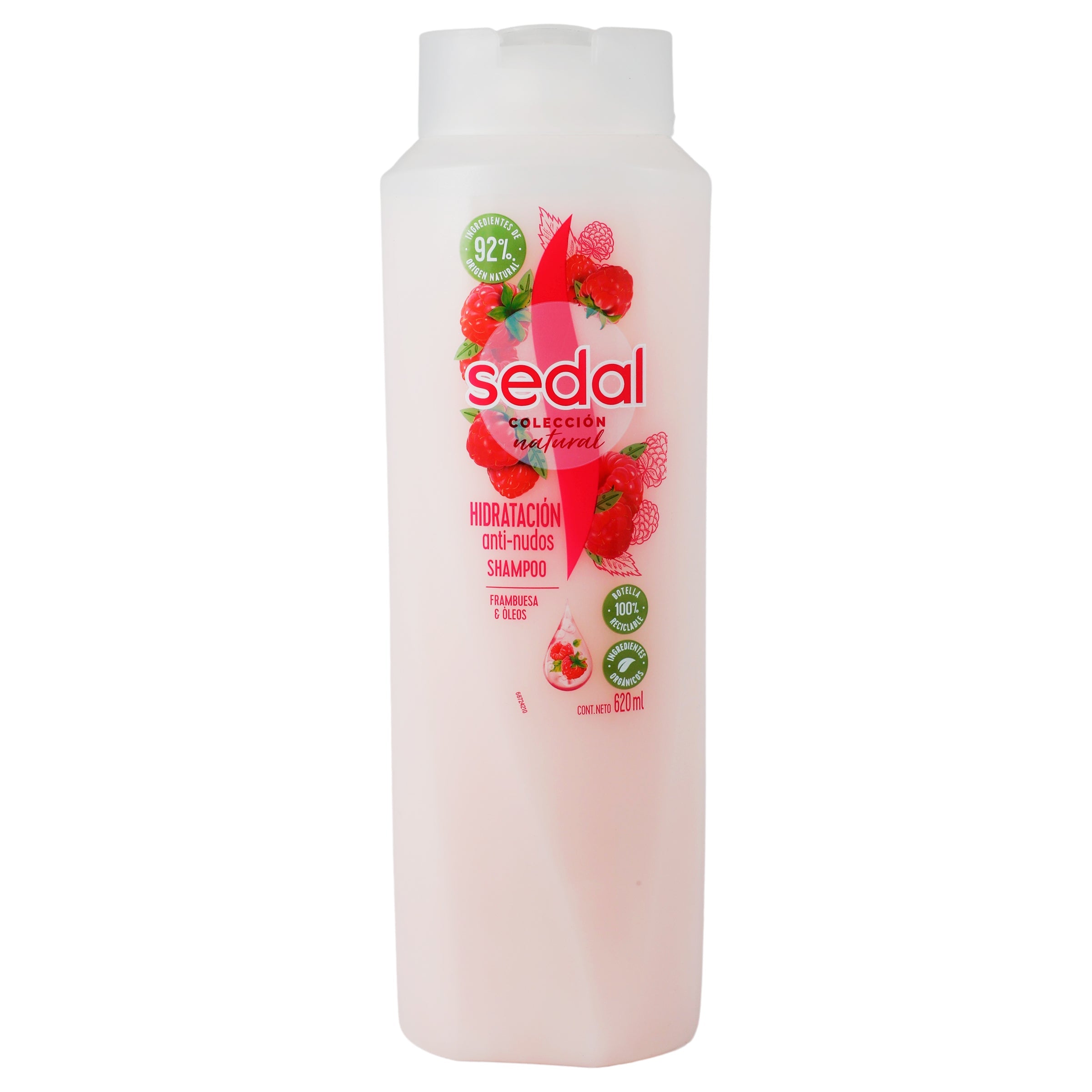 Shampoo Sedal Hidratacion Antinudos Frutos Rojos 620 Ml 7506306246829
