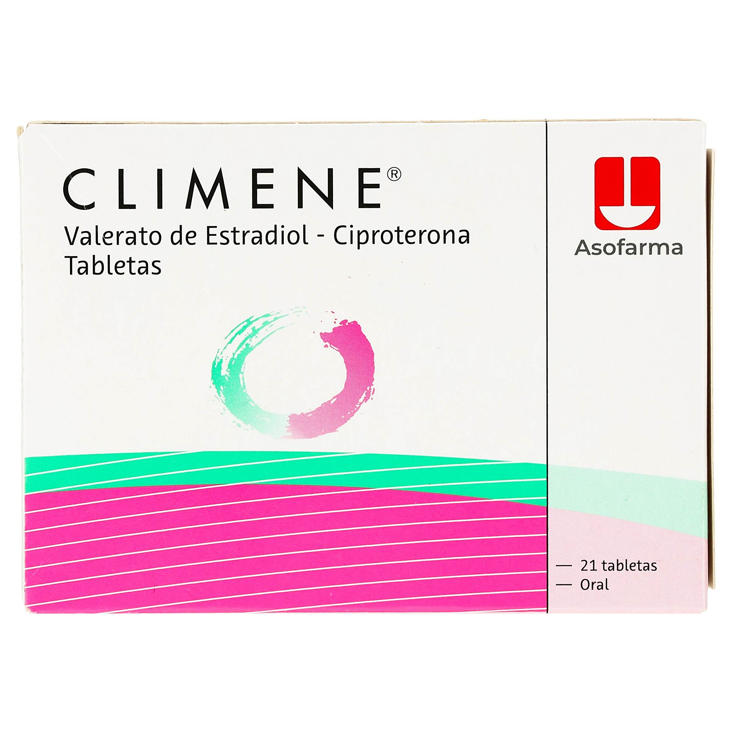Climene 2Mg/1Mg Con 21 Tabletas (Valerato De Estradiol/Ciproterona) 7896006202523