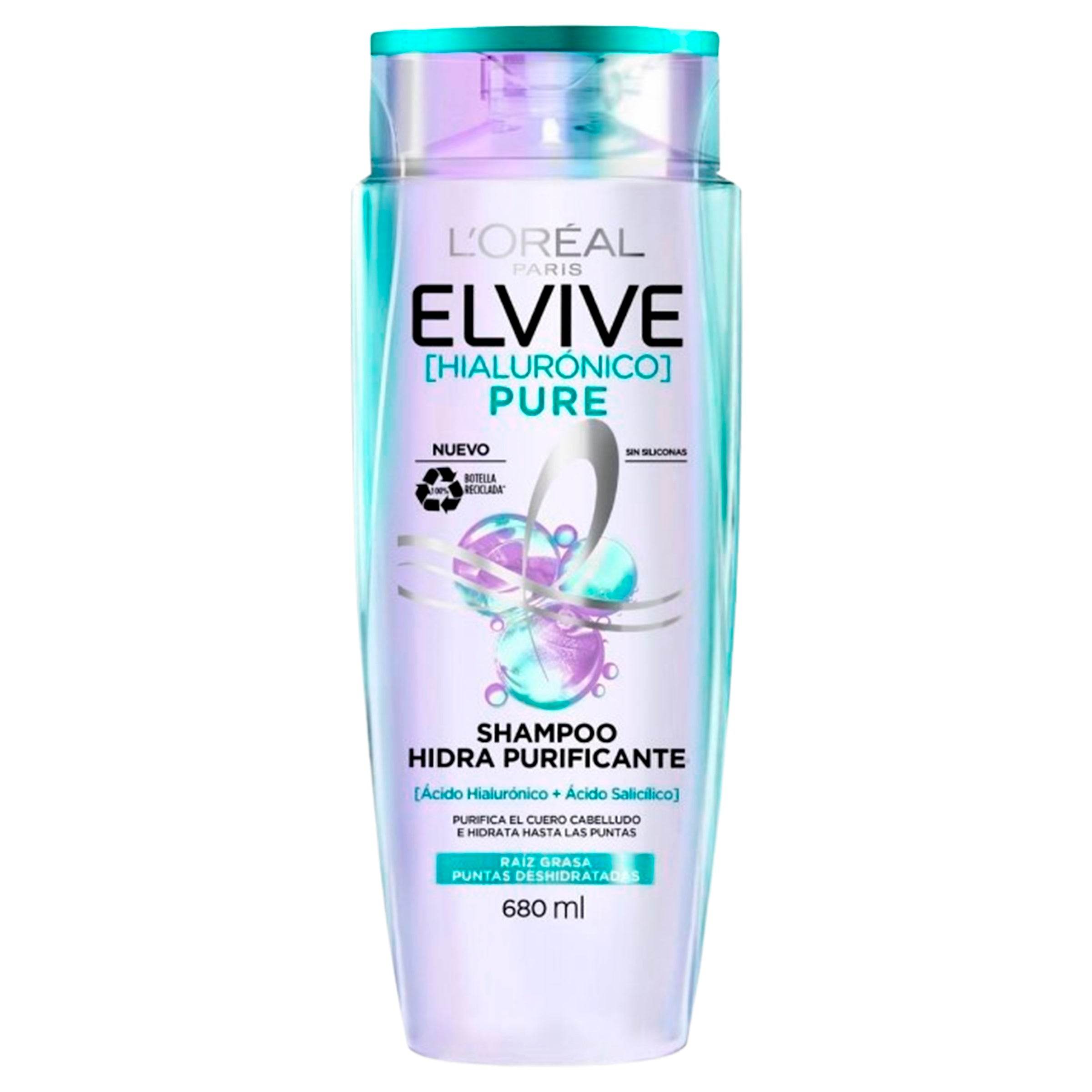 Elvive Shampoo Hidra Hialu Pure 680Ml 7509552874983