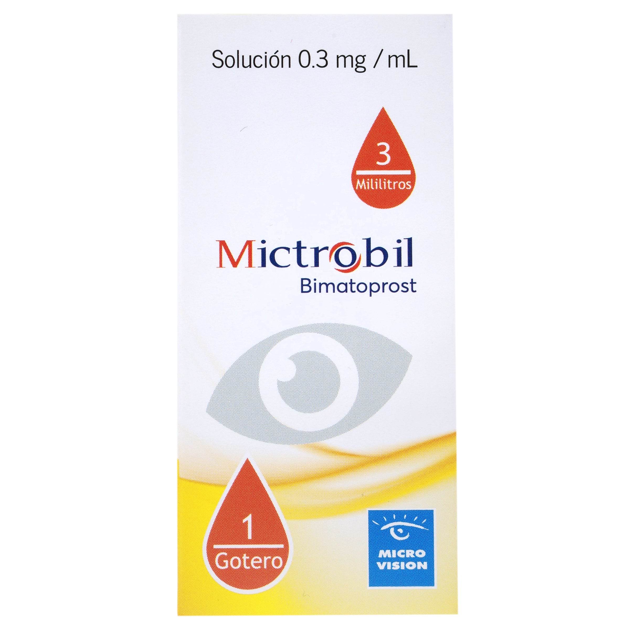 Mictrobil Gotas 0.3Mg/Ml (Bimatoprost) 7502231320696