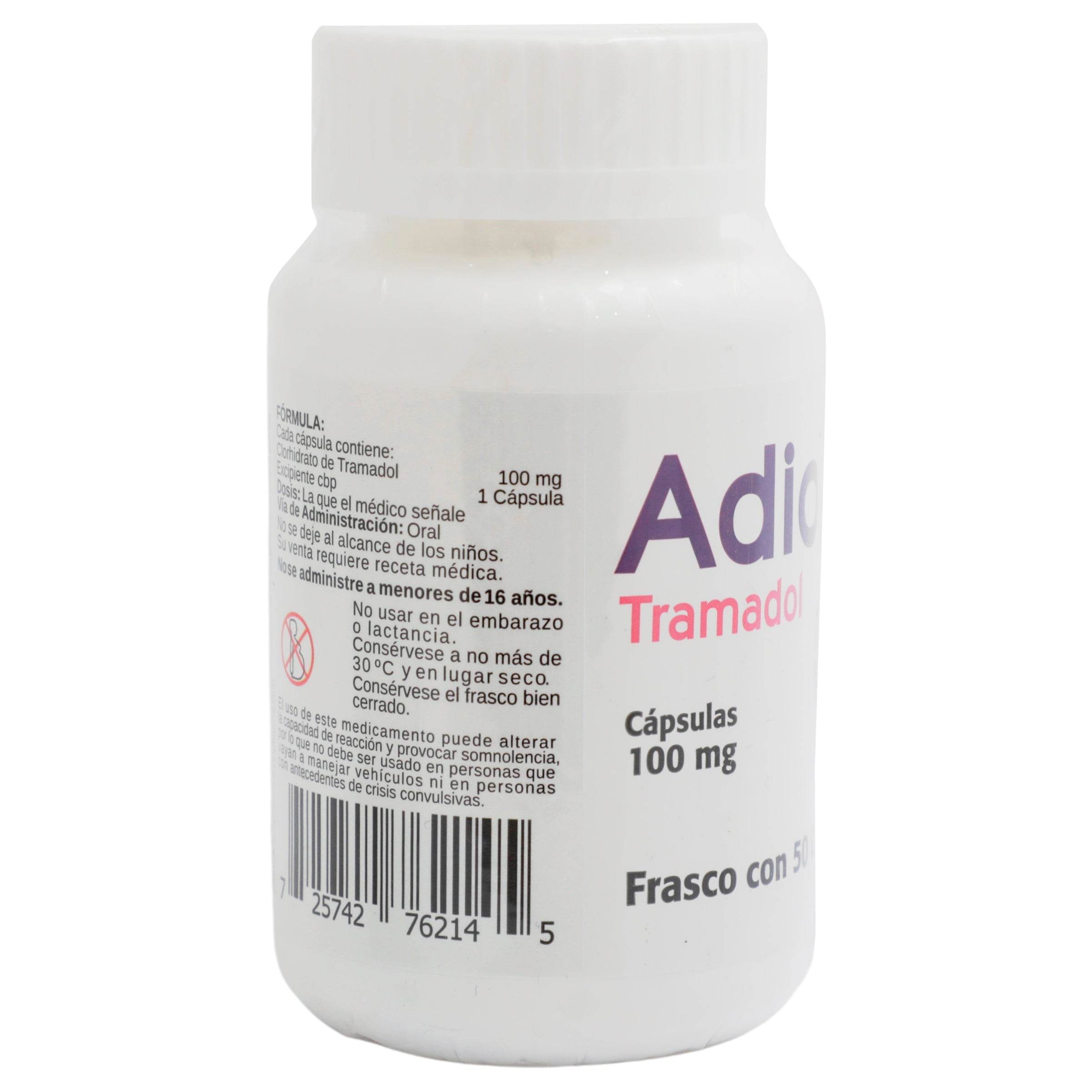 Adiolol 100Mg Con 100 Duo Pack Capsulas (Tramadol) 7257427621452