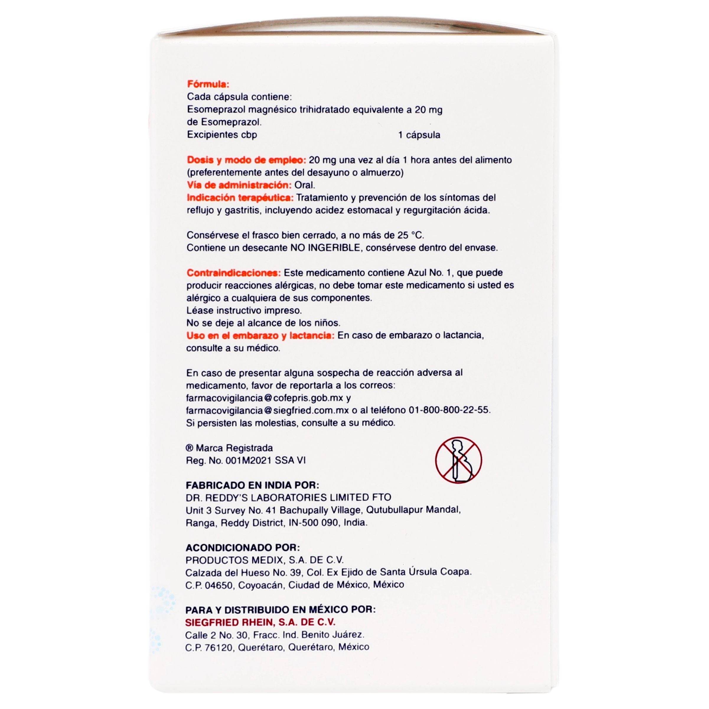 Amably 20Mg Con 14 Capsulas (Esomeprazol) 7501300421487