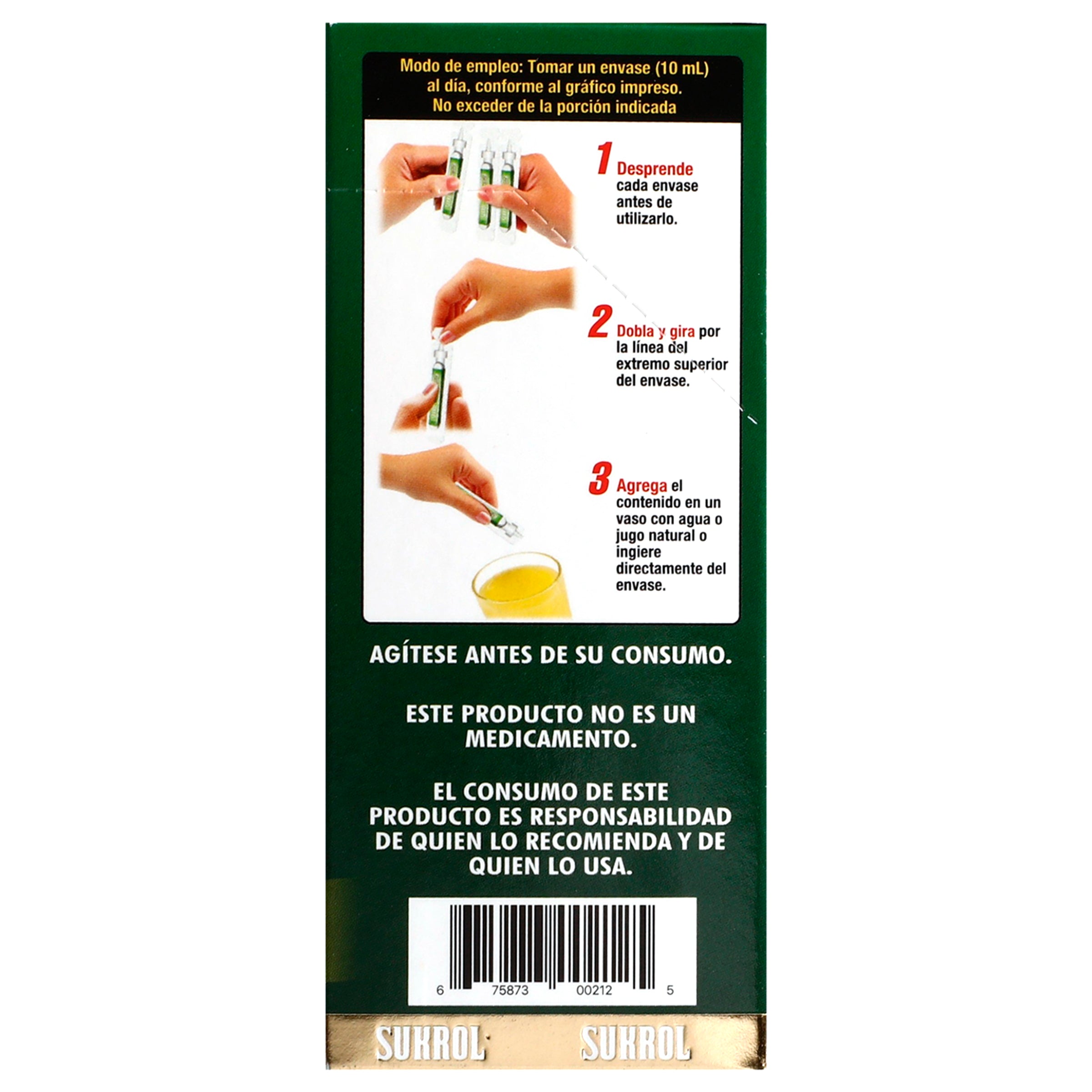 Sukrol Bebible 10X10 Ml Solución 675873002125