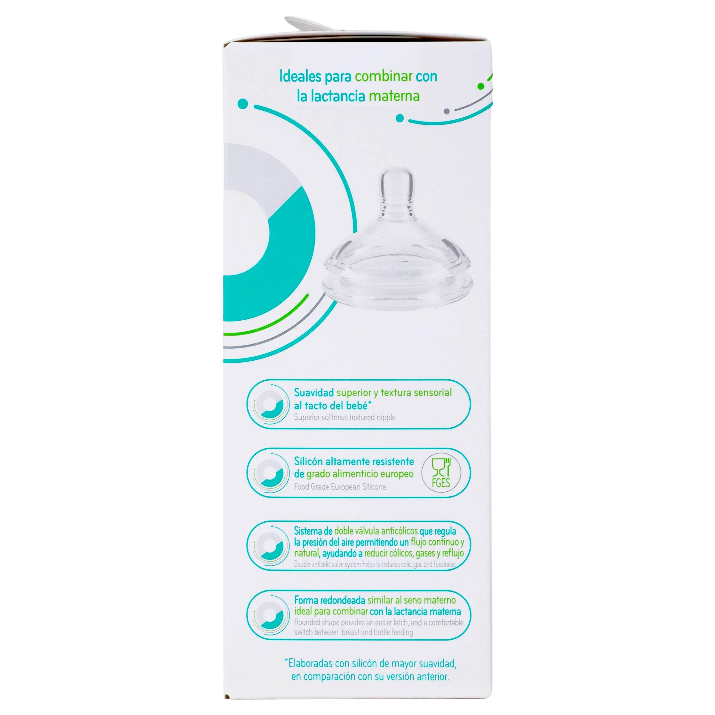 Biberon Advance Flujo Medio 9Oz Avent 7501027511263