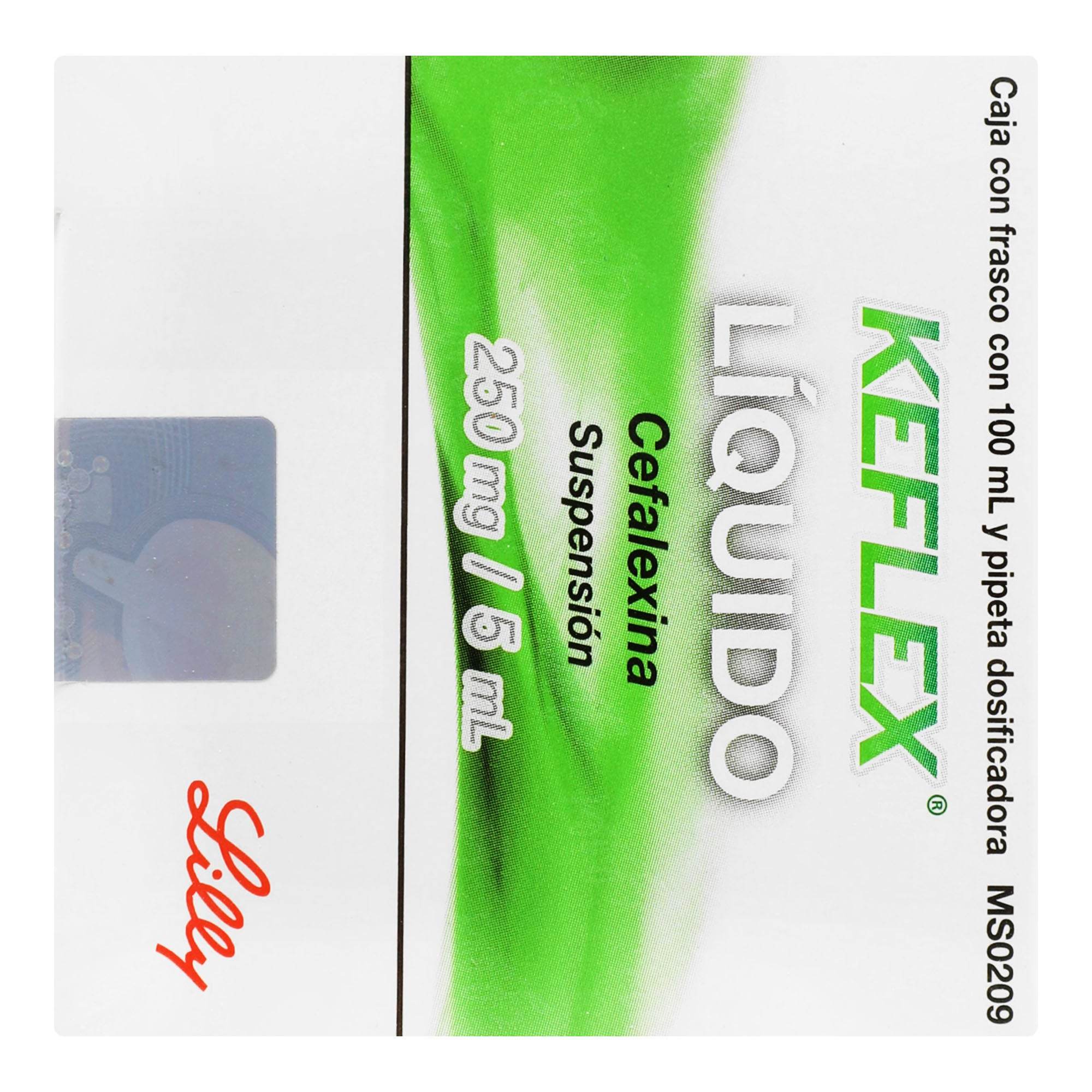 Keflex Liquido Suspensión 250Mg/5Ml 100Ml (Cefalexina) 7501082242744