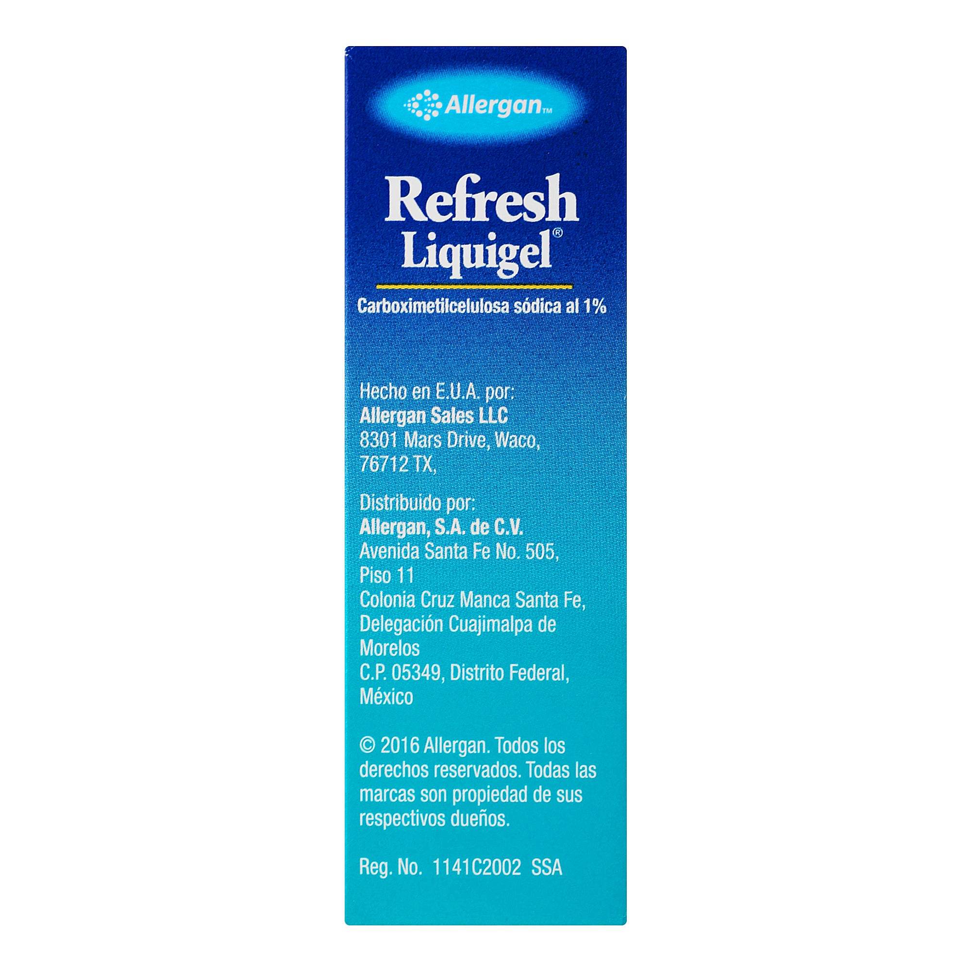 Refresh Liquigel Gotas 1%15Ml (Carboximetilcelulosa) 7501201400437