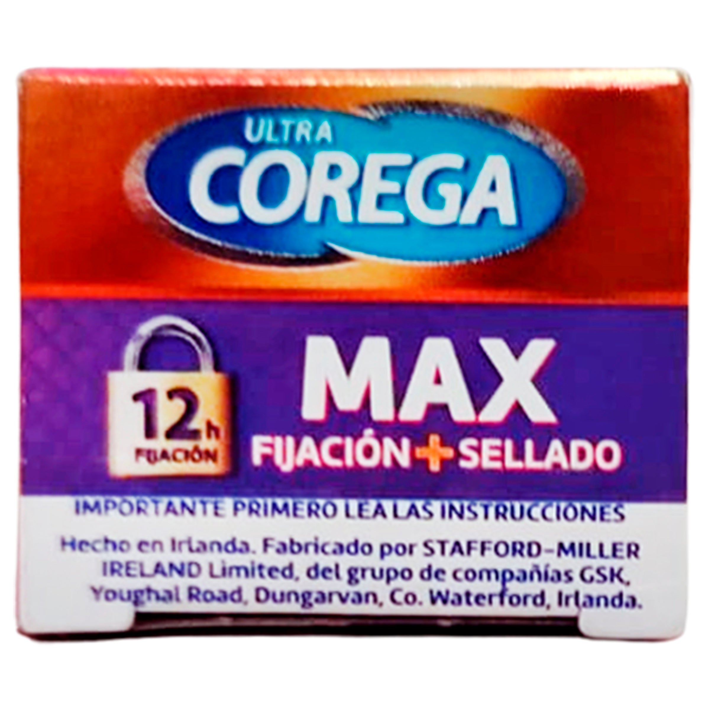 Adhesivo Corega Ultra Max Fijacion Sellado 70 Gr 7501065084071