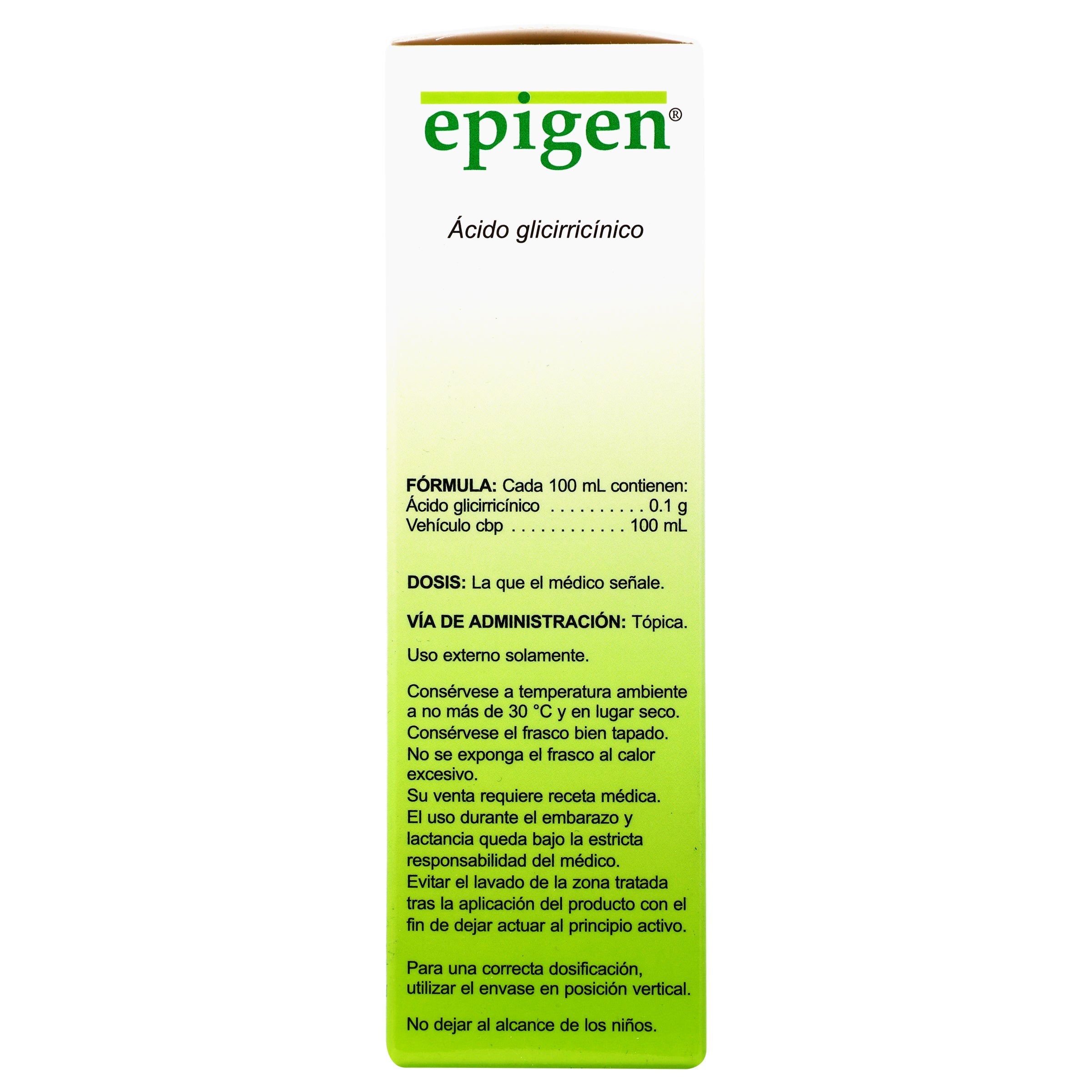 Epigen 0.1 Gr / 100 Ml 60 Ml So Tópica 7501293200809