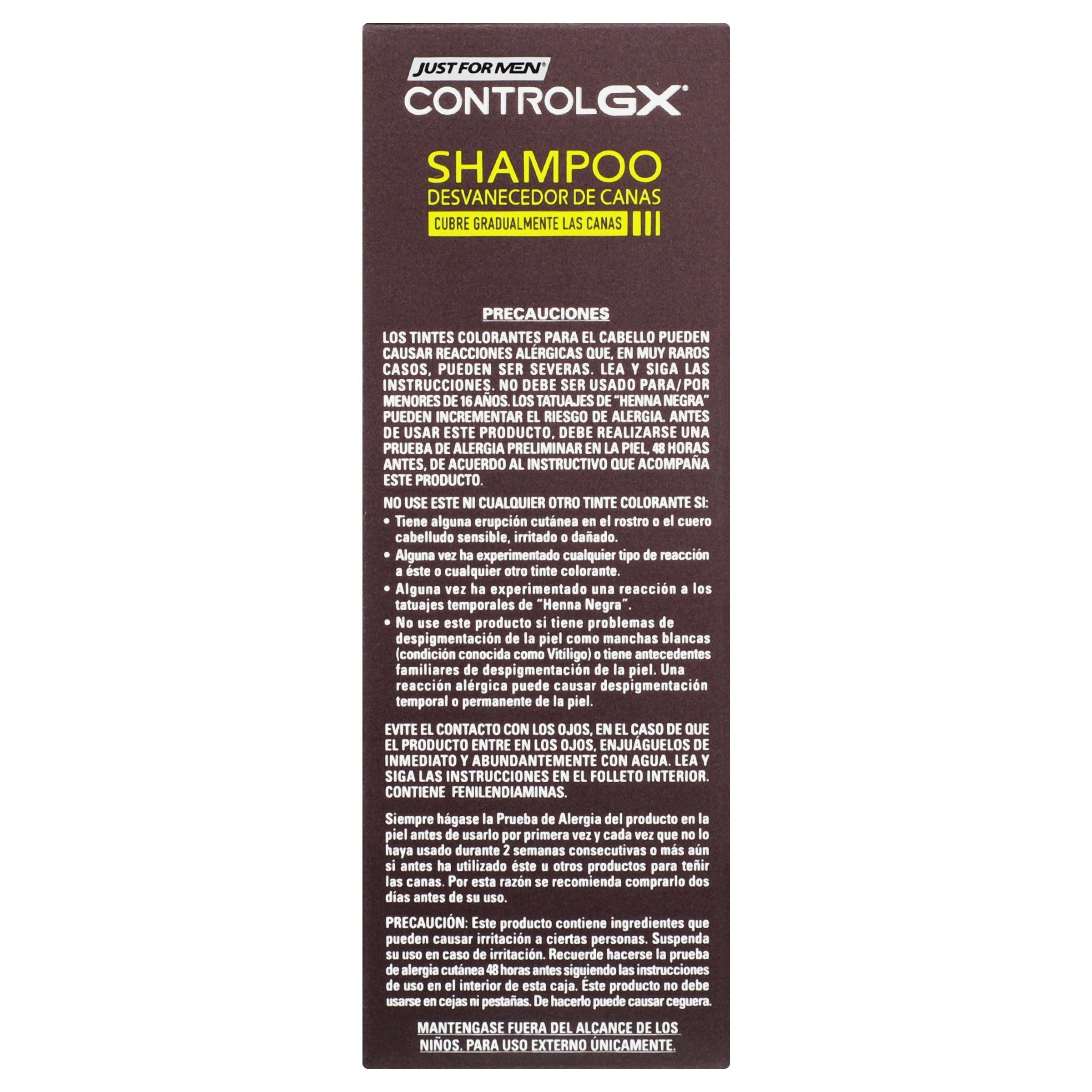 Shampoo Tintes F-Men Controlgx 118 Ml 7501080130098