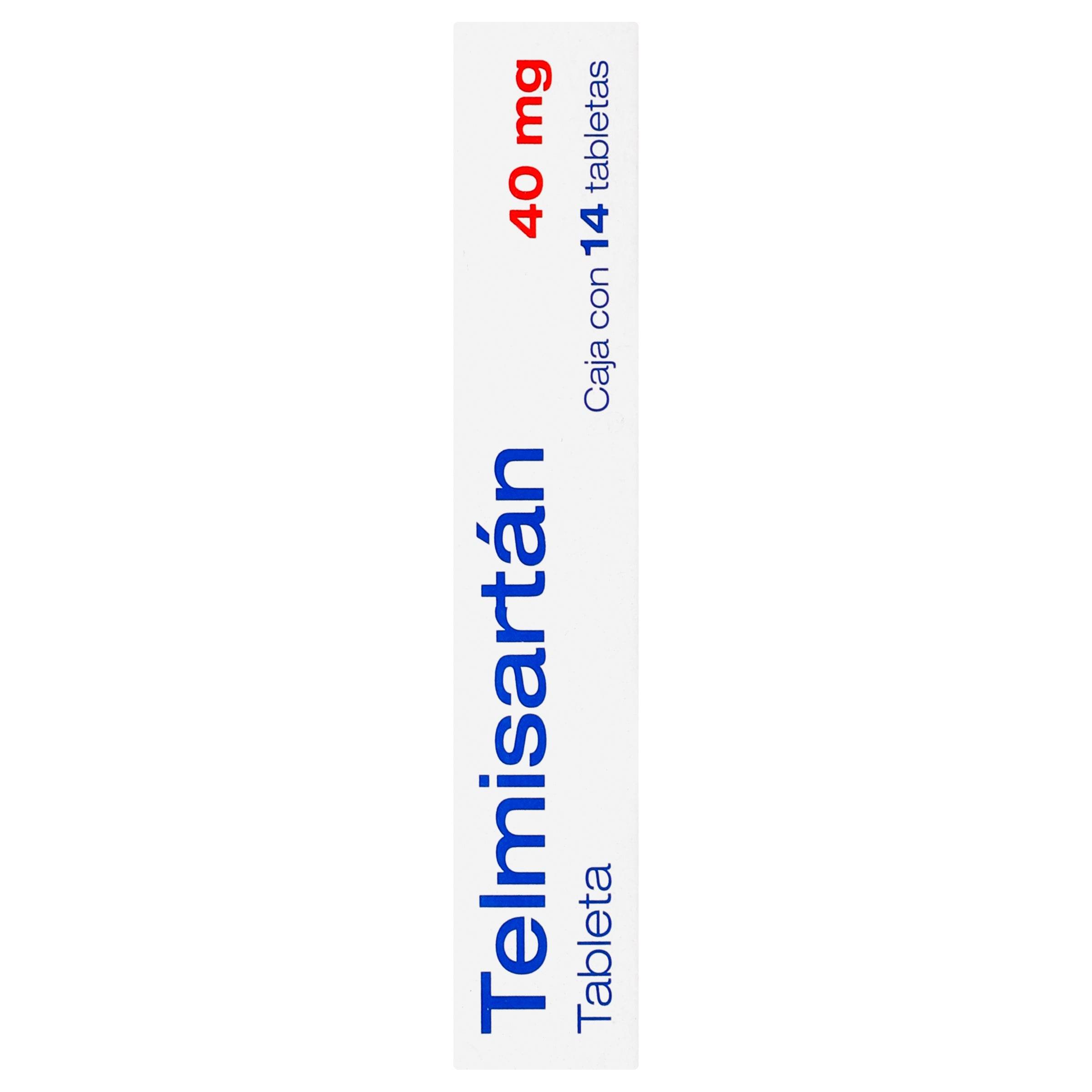 Telmisartan 40Mg Con 14 Alpharma Tabletas 7502226293790