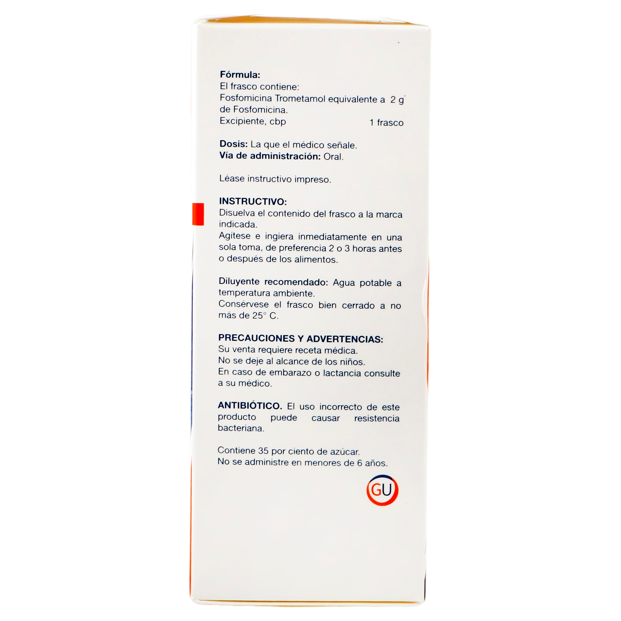 Pregnus-Uti 2 G Pediátrico Polvo Solución 7501300420886
