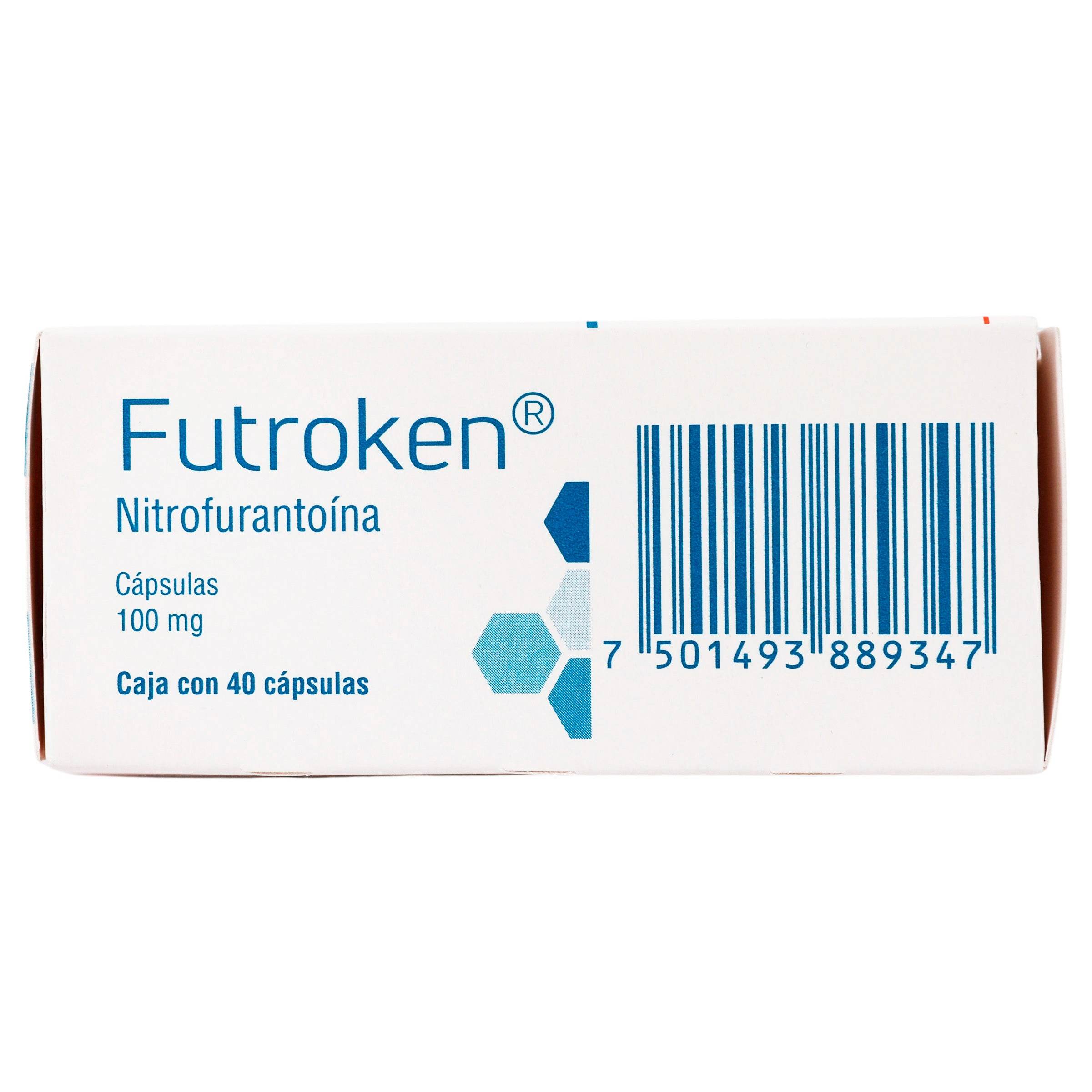Futroken 100Mg Con 40 Capsulas (Nitrofurantoina) 7501493889347