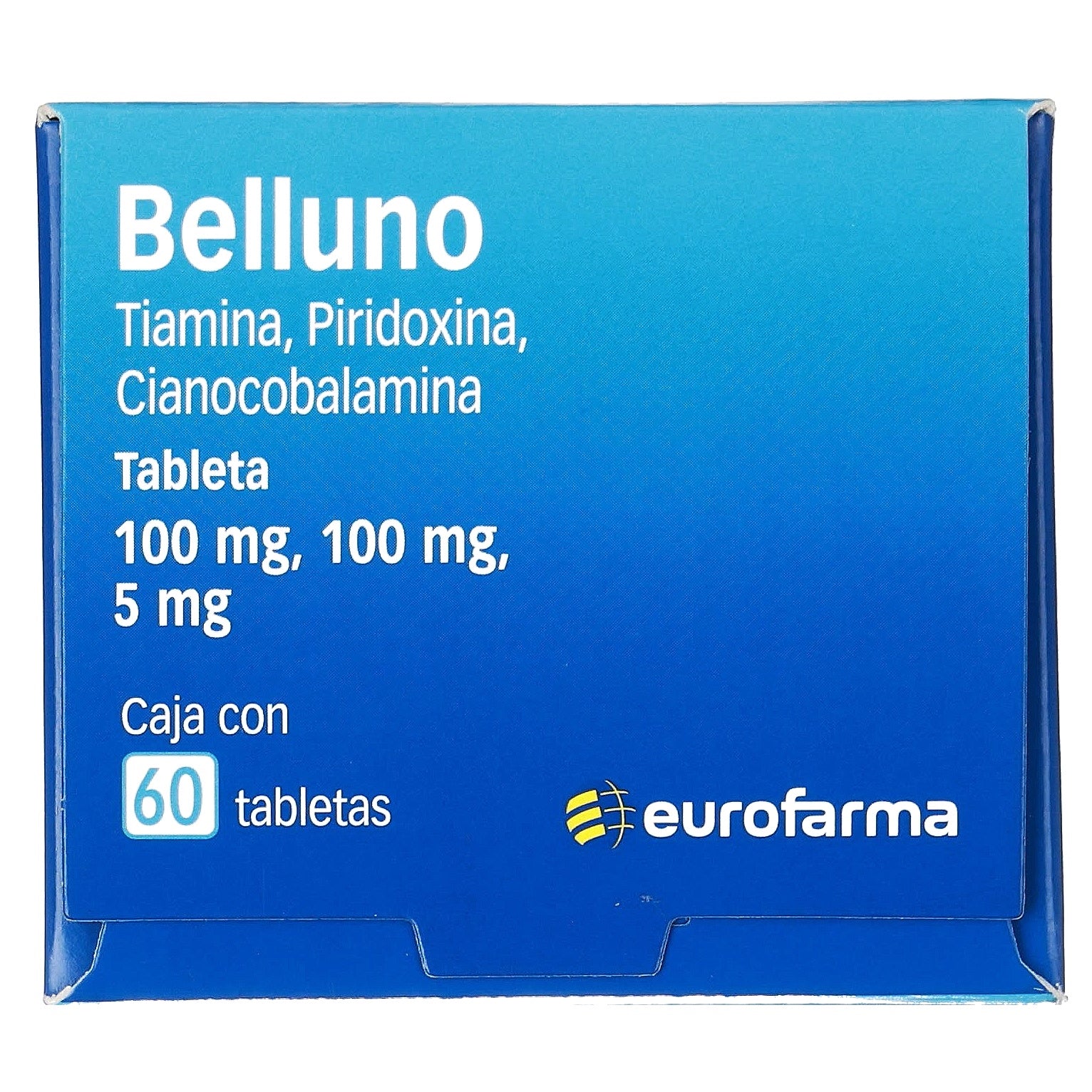 Belluno 100 / 100 / 5 Mg Con 60 Tabletas 7891317030520