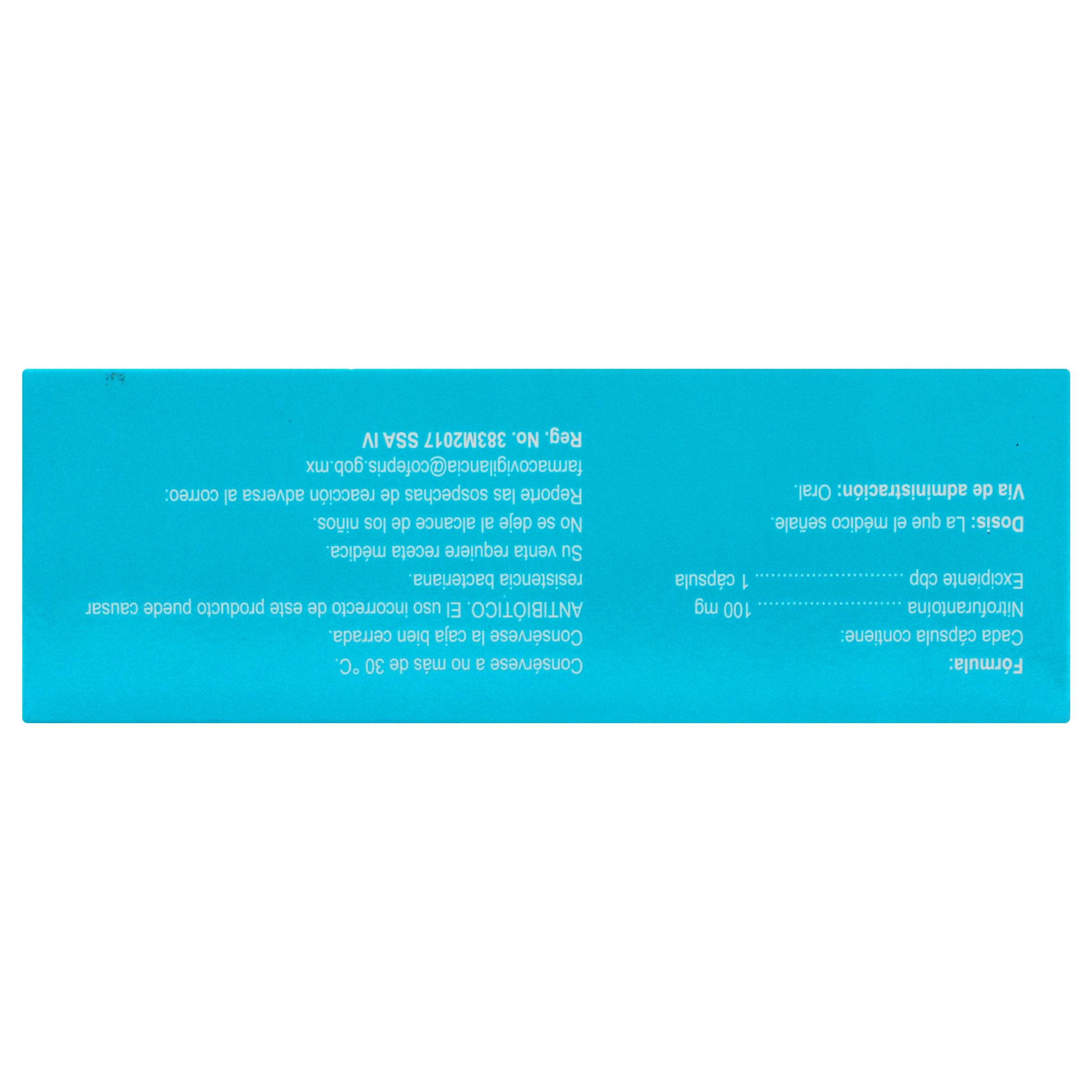 Terfhicid (Nitrofurantoina) Capsulas 100Mg Con 40 7502213042325