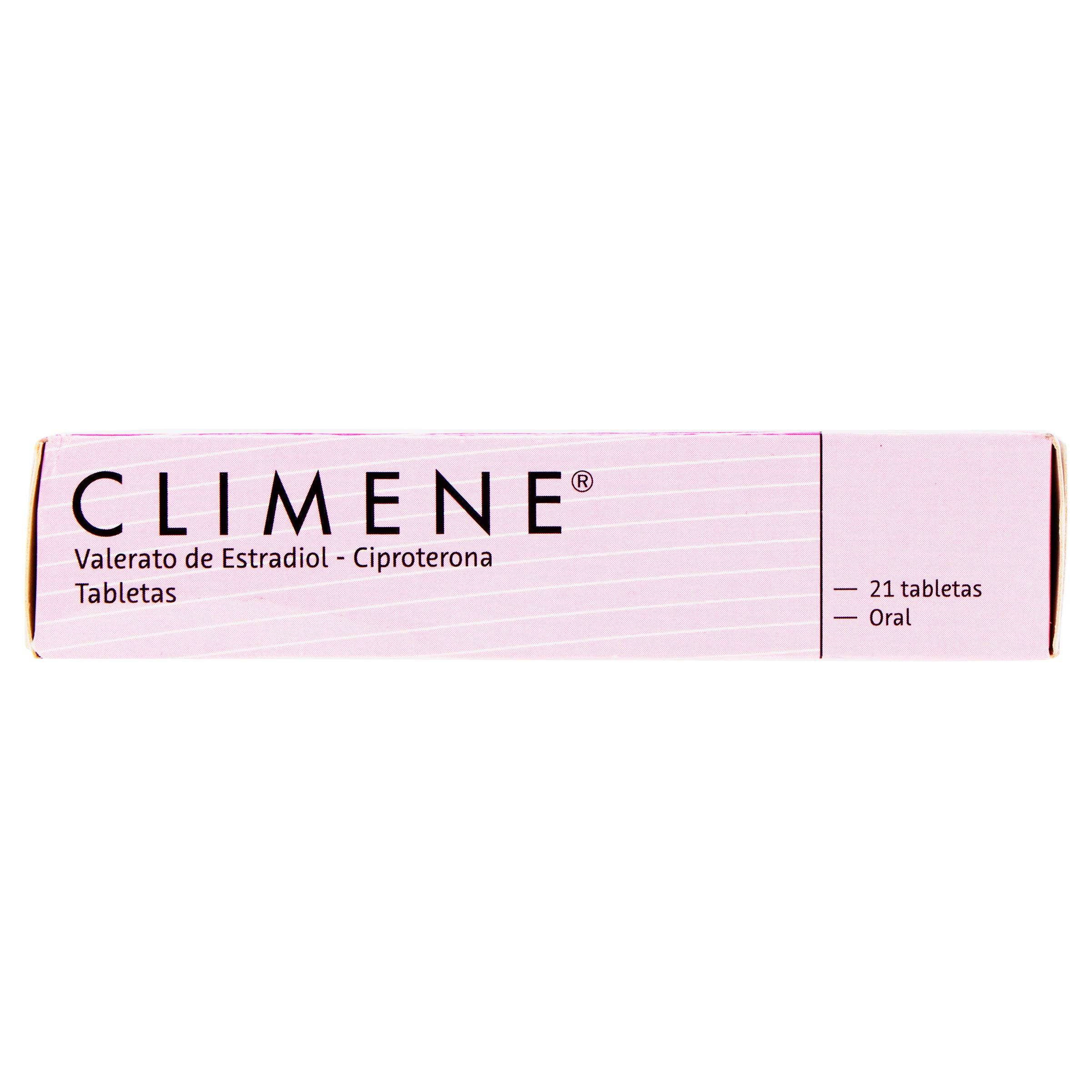 Climene 2Mg/1Mg Con 21 Tabletas (Valerato De Estradiol/Ciproterona) 7896006202523