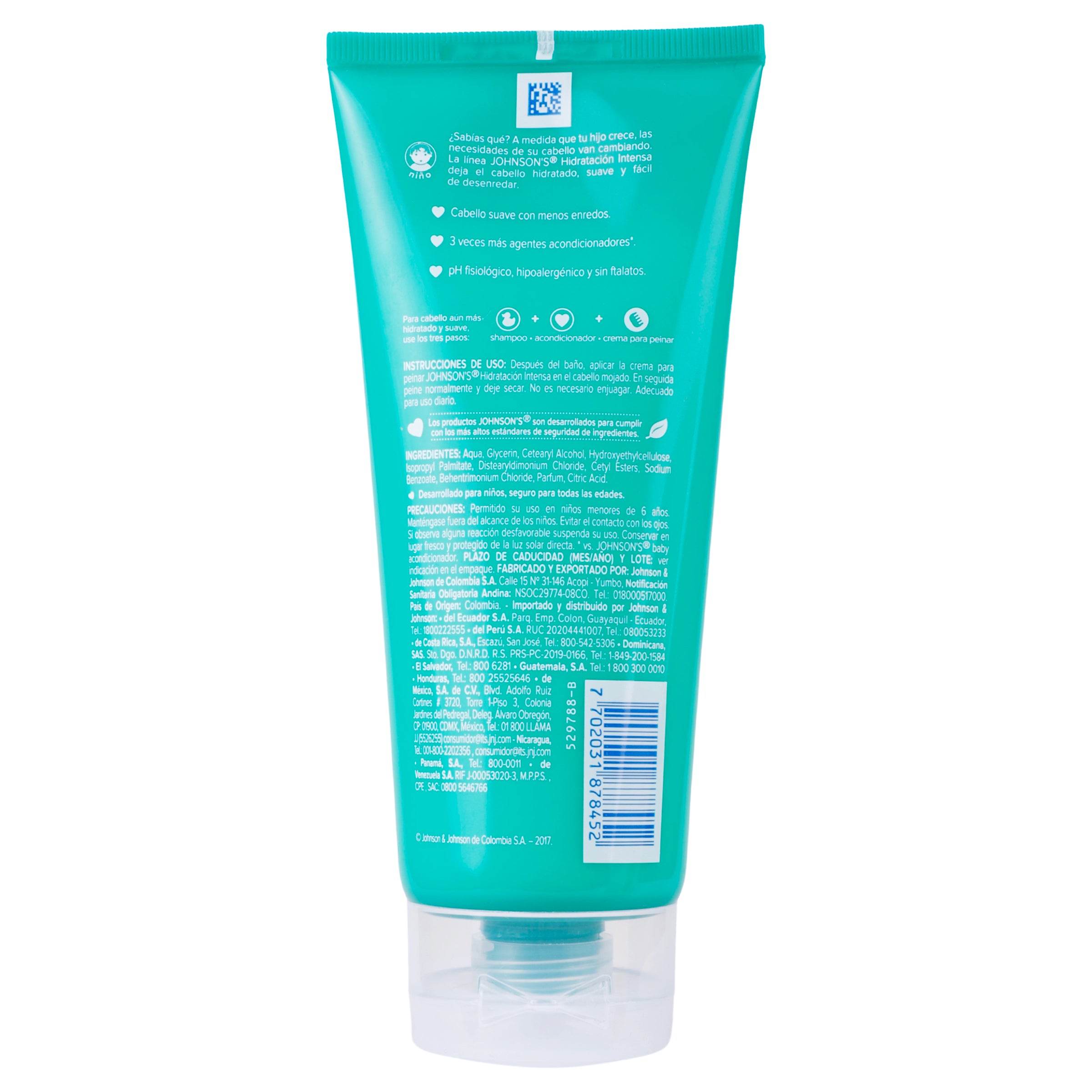 Crema Para Peinar Jhonsons Baby 200Ml 7702031878452