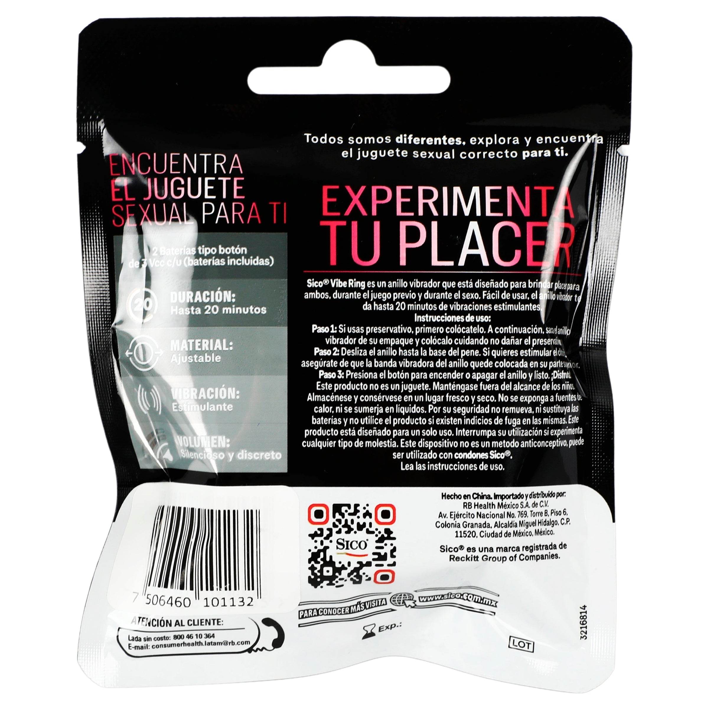Anillo Vibrador Sico Ring 7506460101132