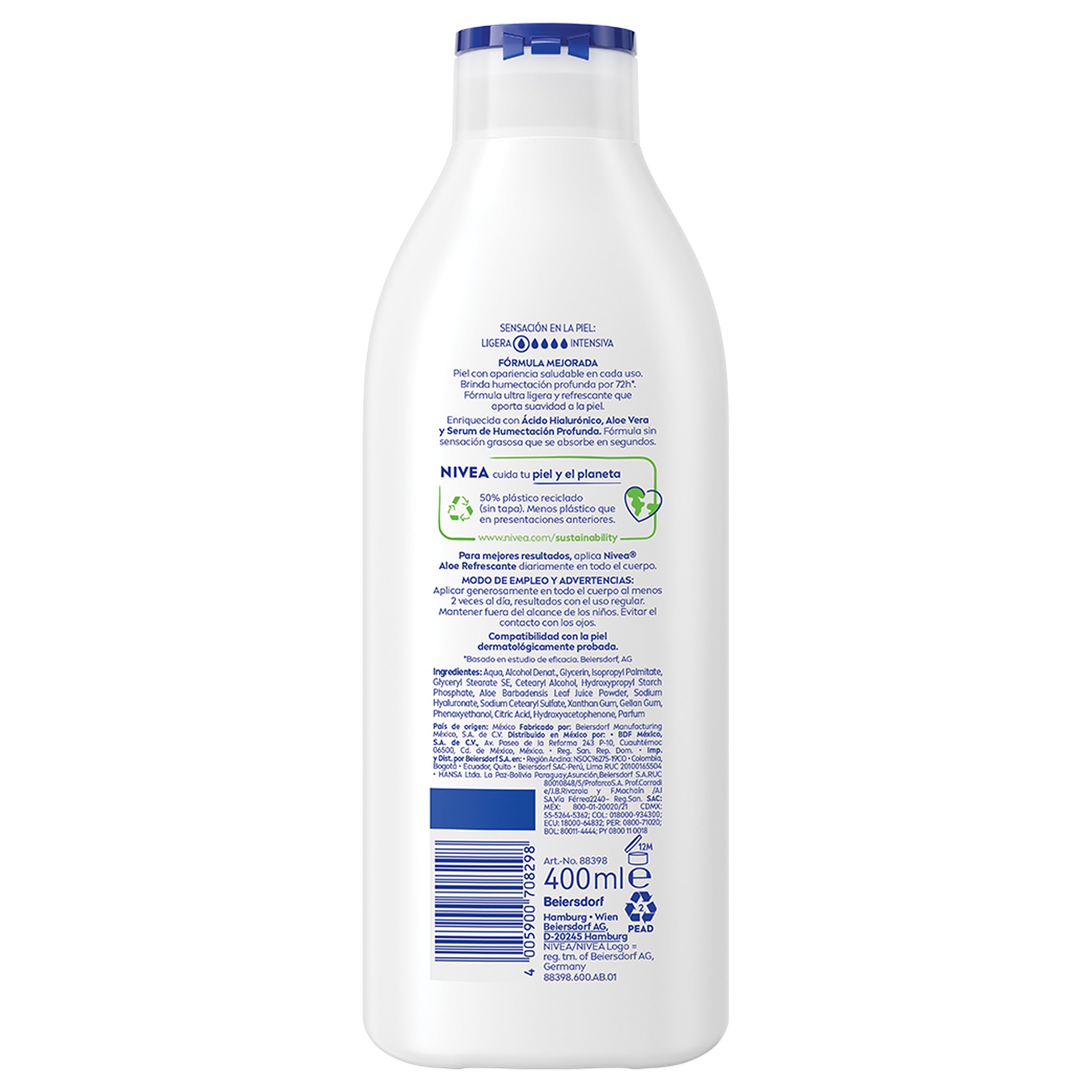 Crema Nivea Corporal Aloe Refres 400 Ml 5