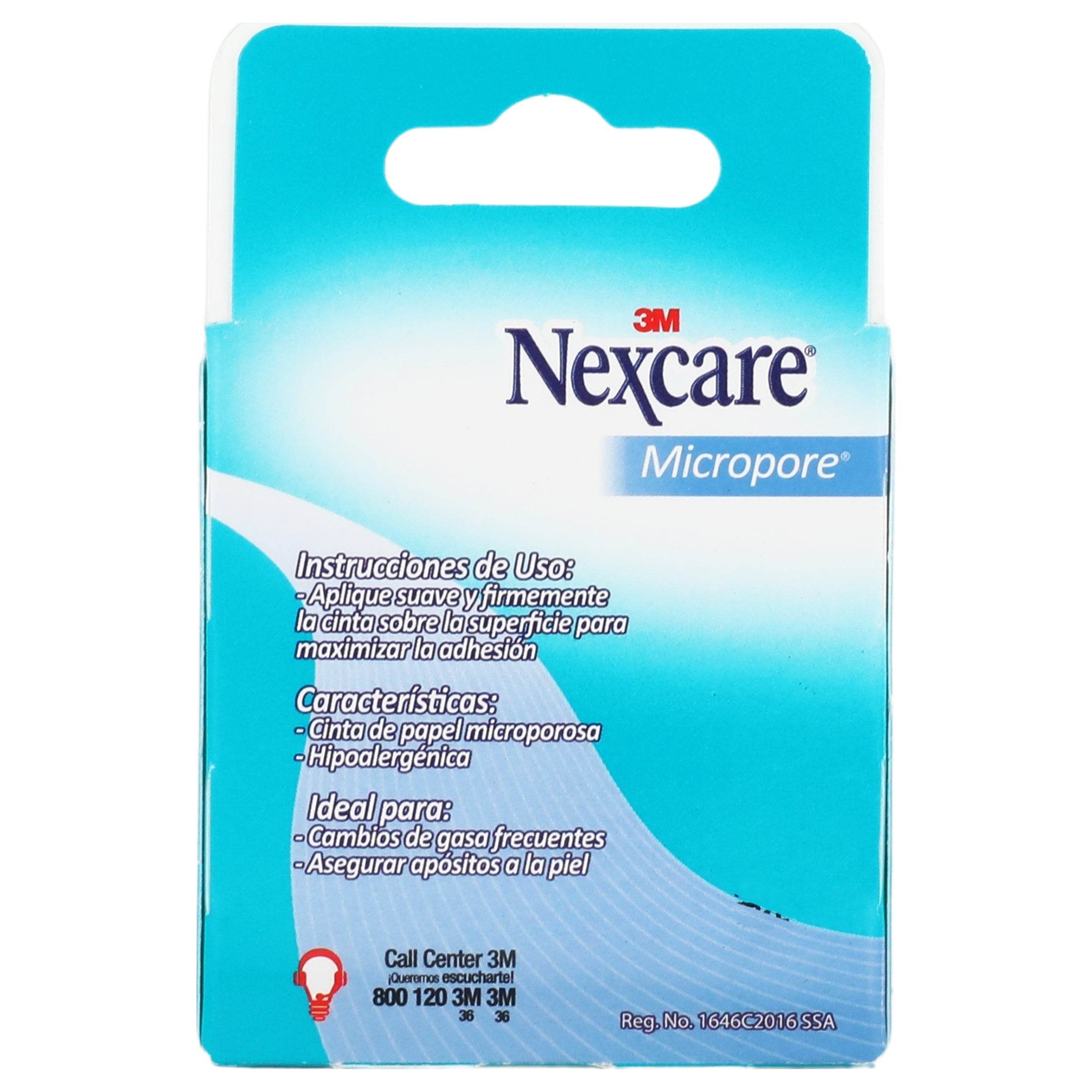 Cinta Microporosa Nexcare Blanco 2.5X5Cm 7501023104018