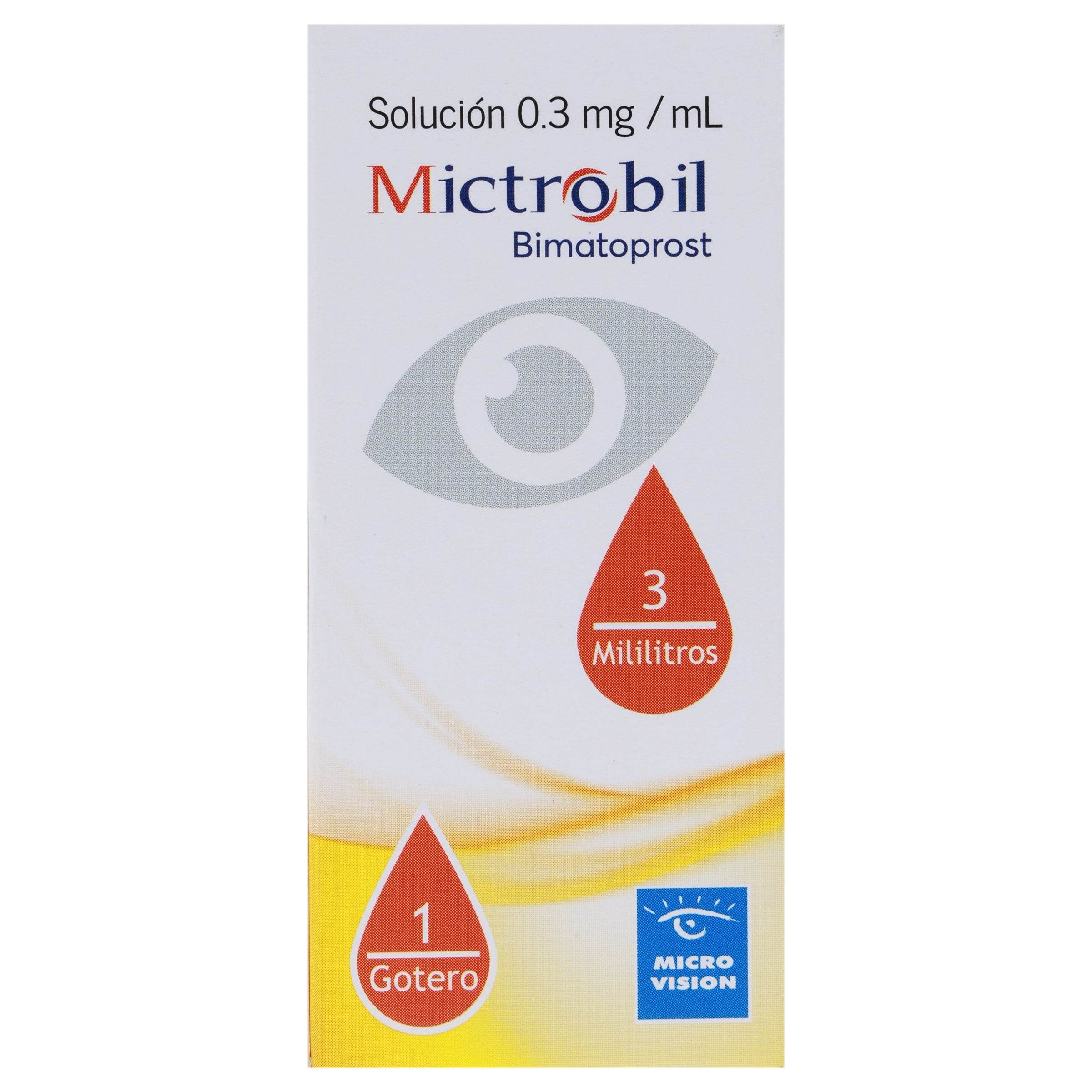 Mictrobil Gotas 0.3Mg/Ml (Bimatoprost) 7502231320696