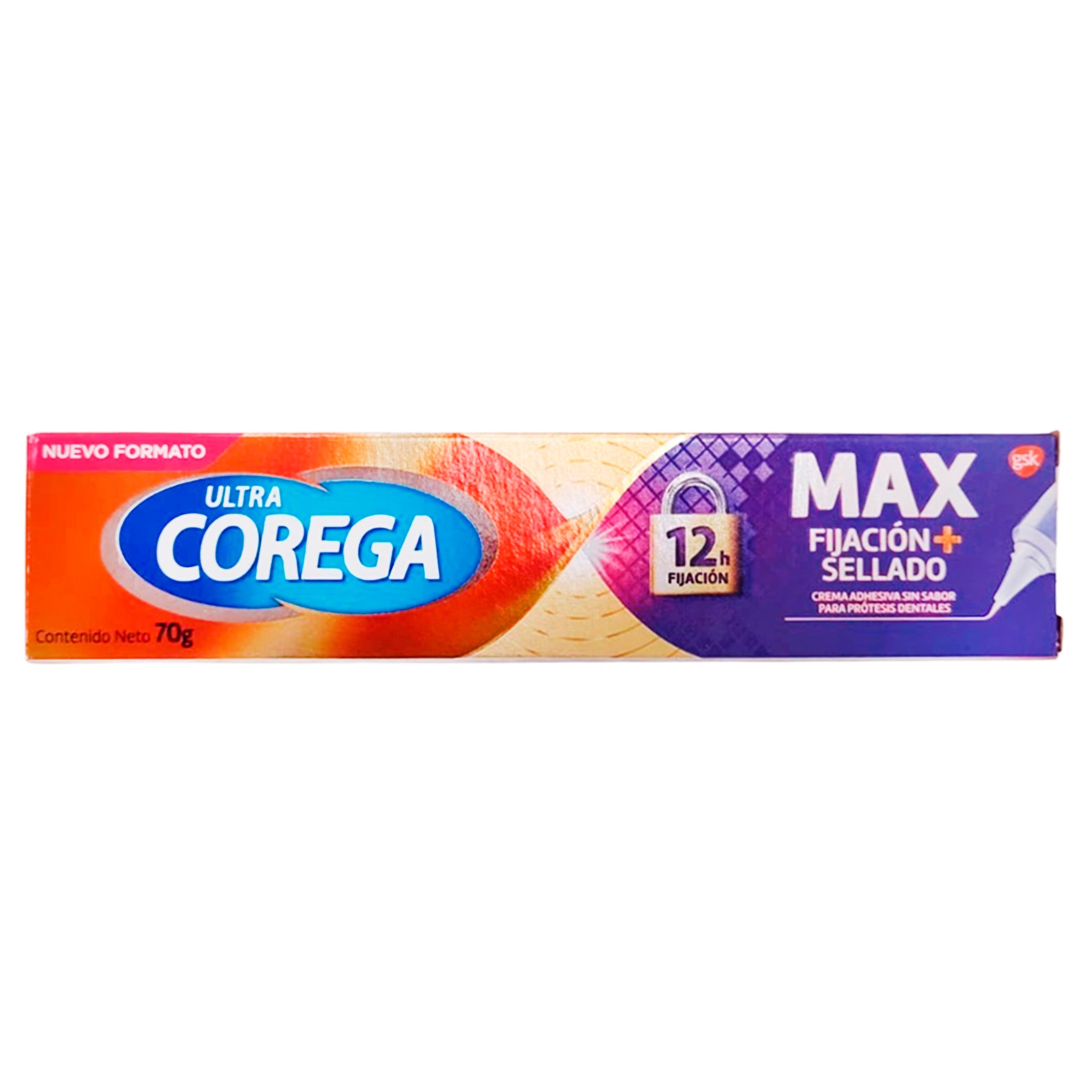 Adhesivo Corega Ultra Max Fijacion Sellado 70 Gr 7501065084071