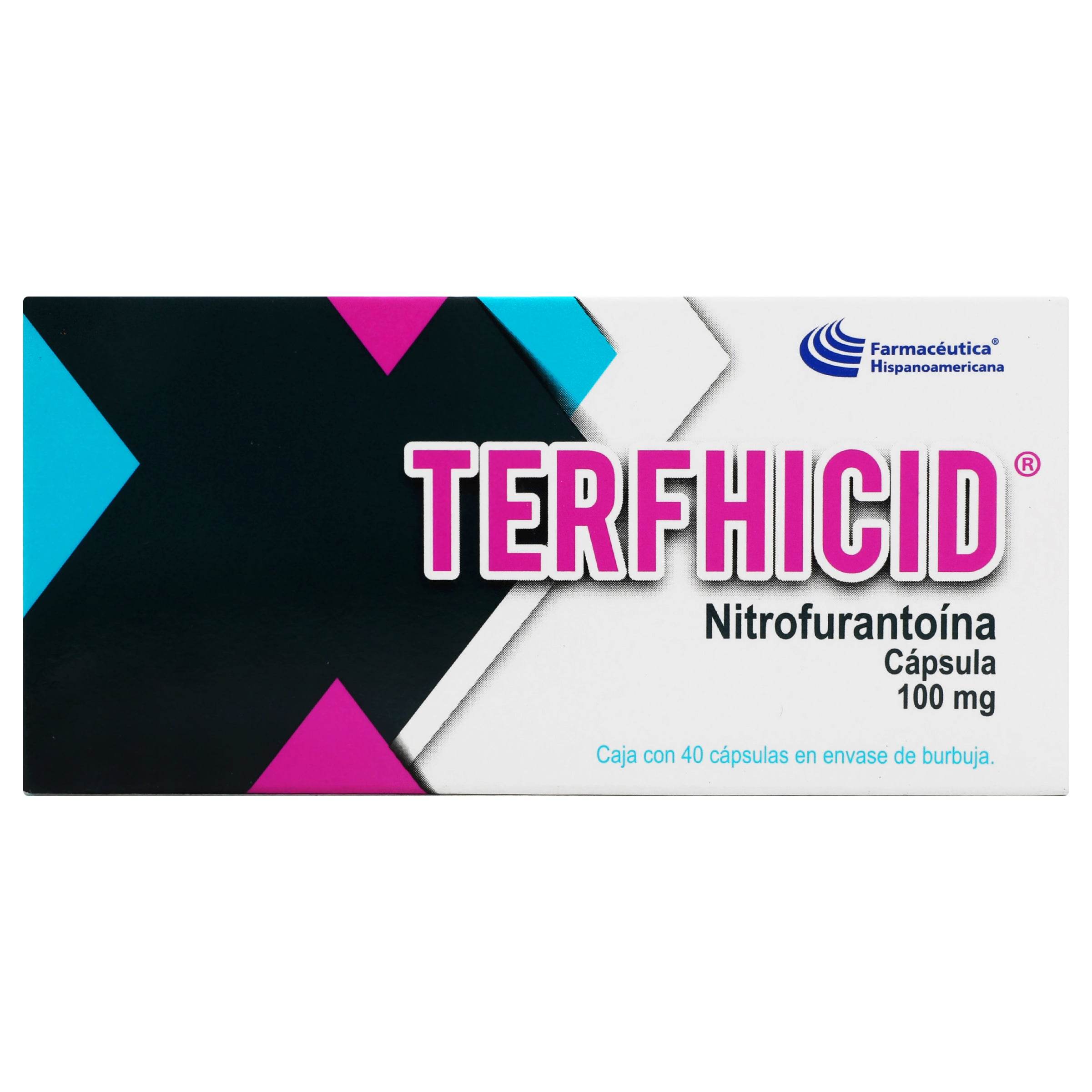 Terfhicid (Nitrofurantoina) Capsulas 100Mg Con 40 7502213042325