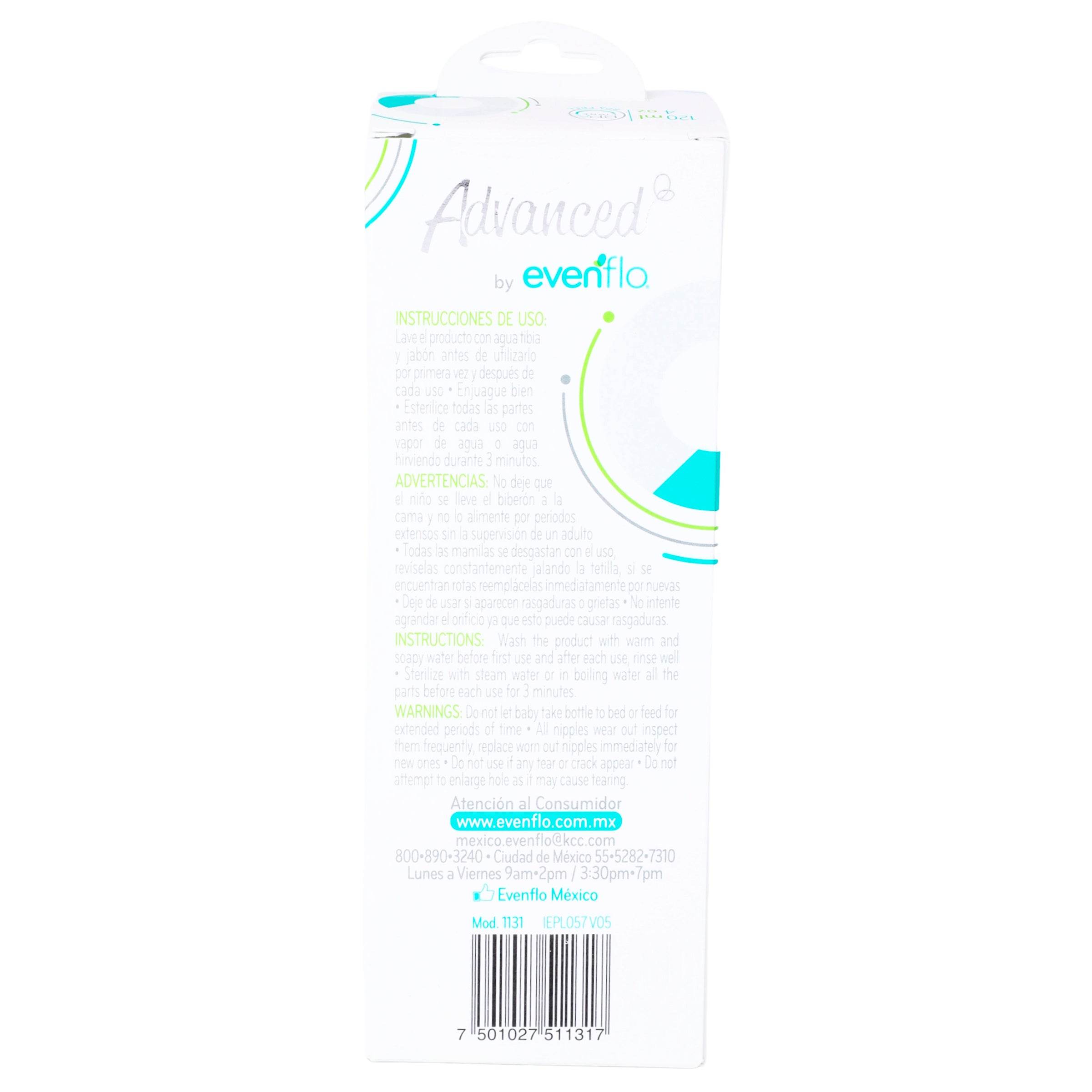 Biberon Advance Flujo Lento 4Oz Avent 7501027511317