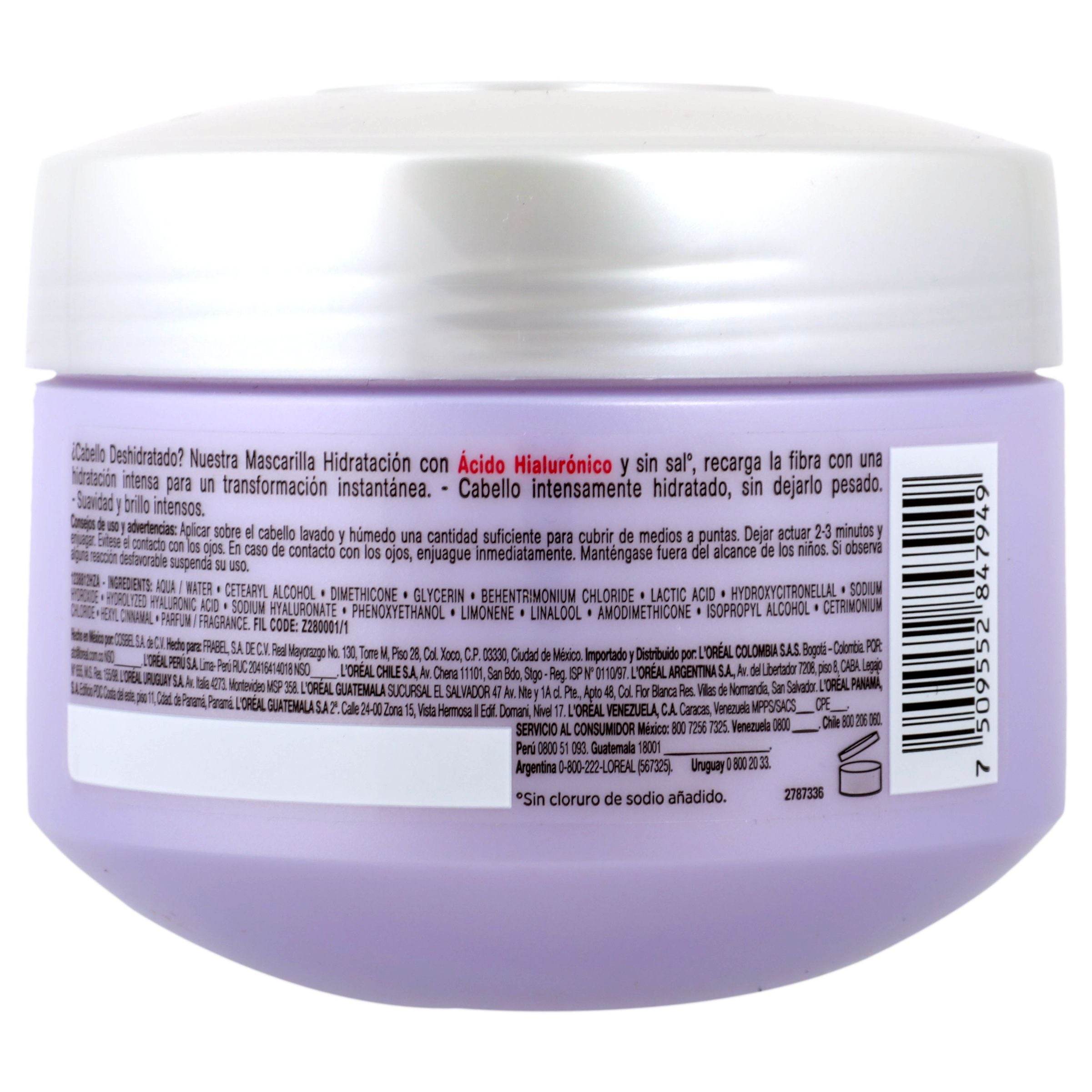 Elvive Mascarilla Hidra Cabello Desh 300G 7509552847949