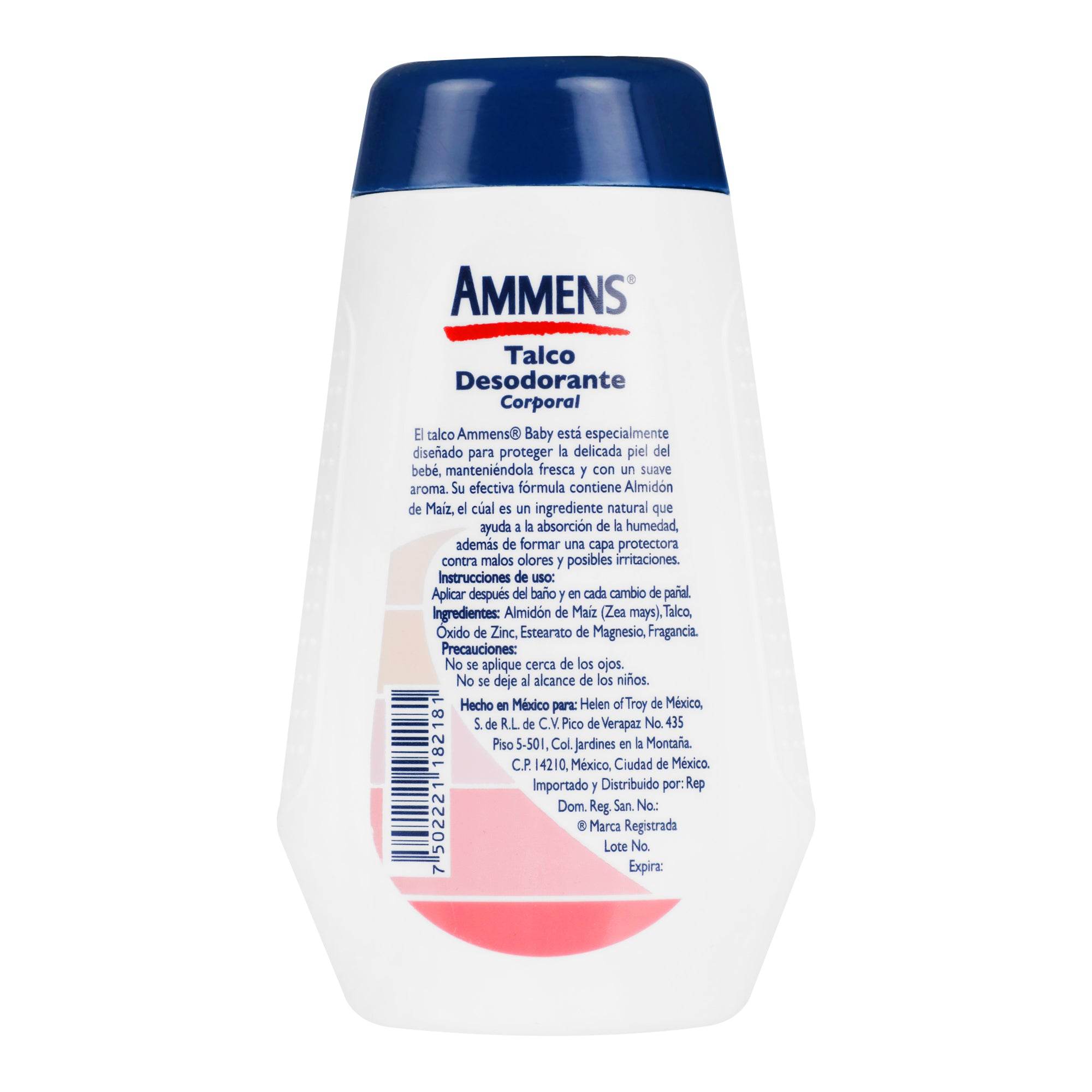 Talco Ammens Baby 125G 7502221182181