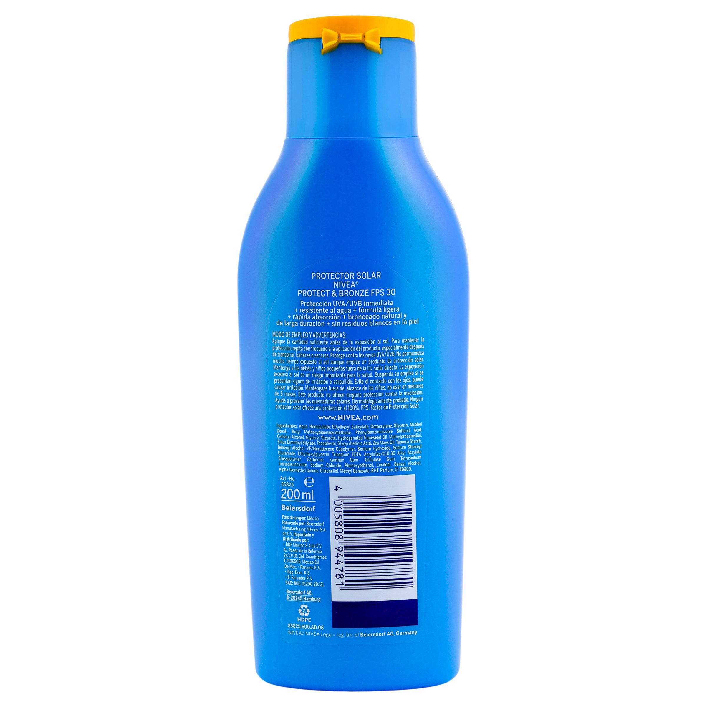 Nivea Sun Protector Solar Fps 30 200Ml 4005808944781