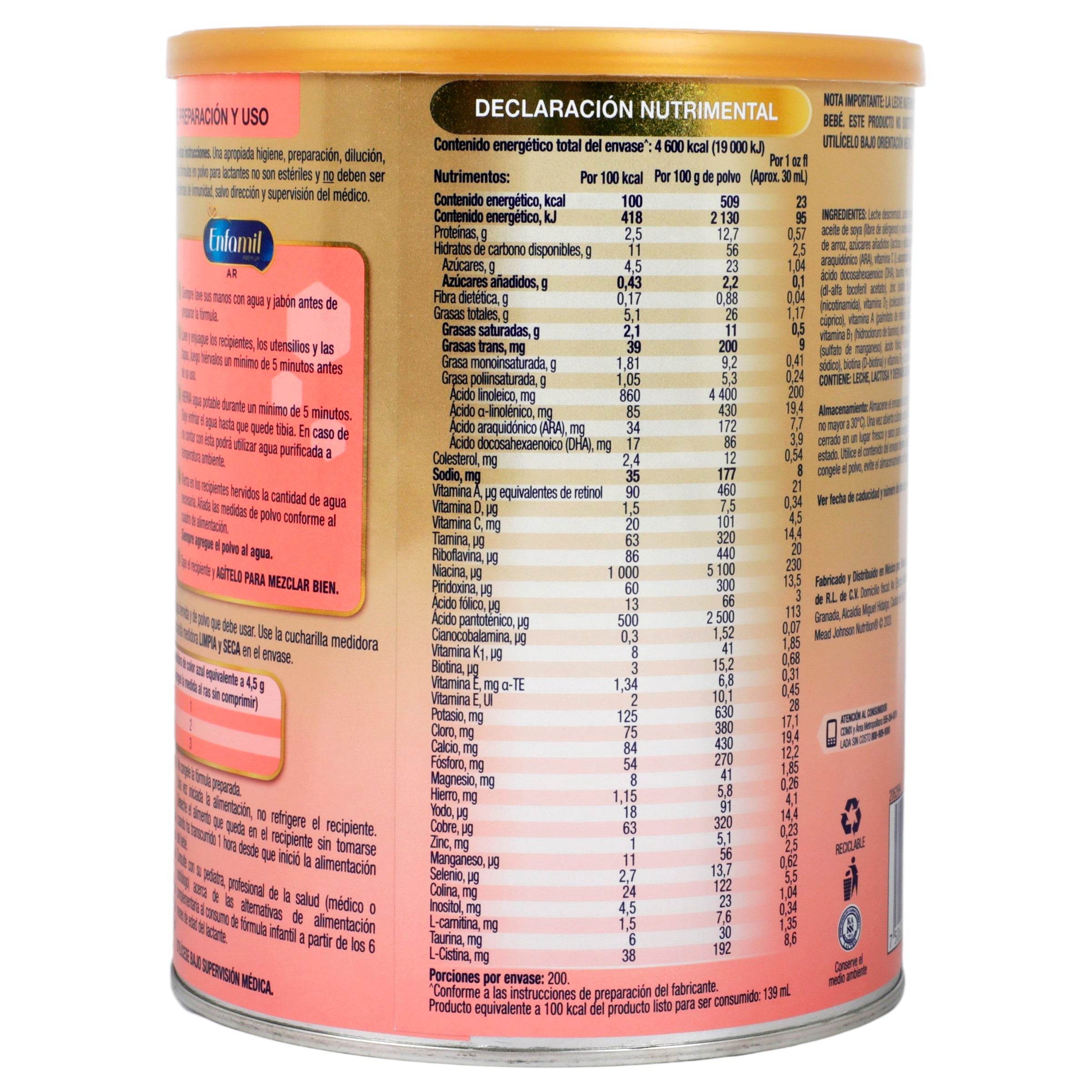 Enfamil Pro Select Ar Etapa 1 Lata 900G 7506205805035