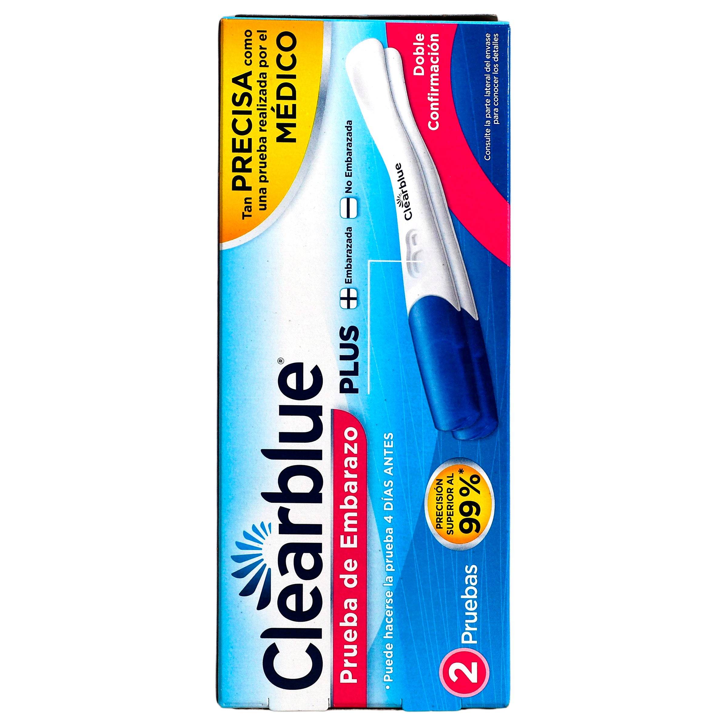 Clearblue Prueba De Embarazo Plus Con 2 7500435141901