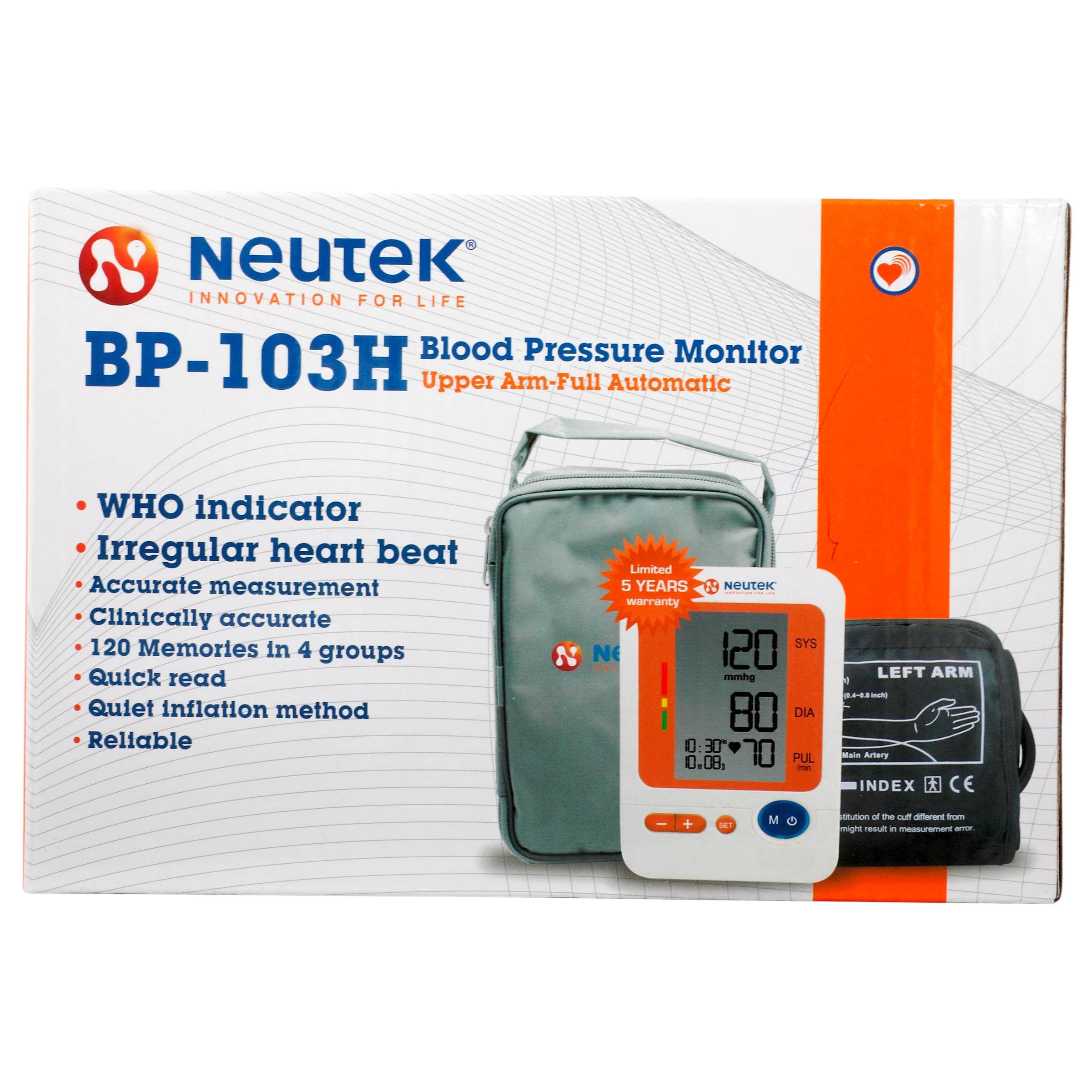 Monitor De Presión Arterial Digital Neutek Brazo 859108003051