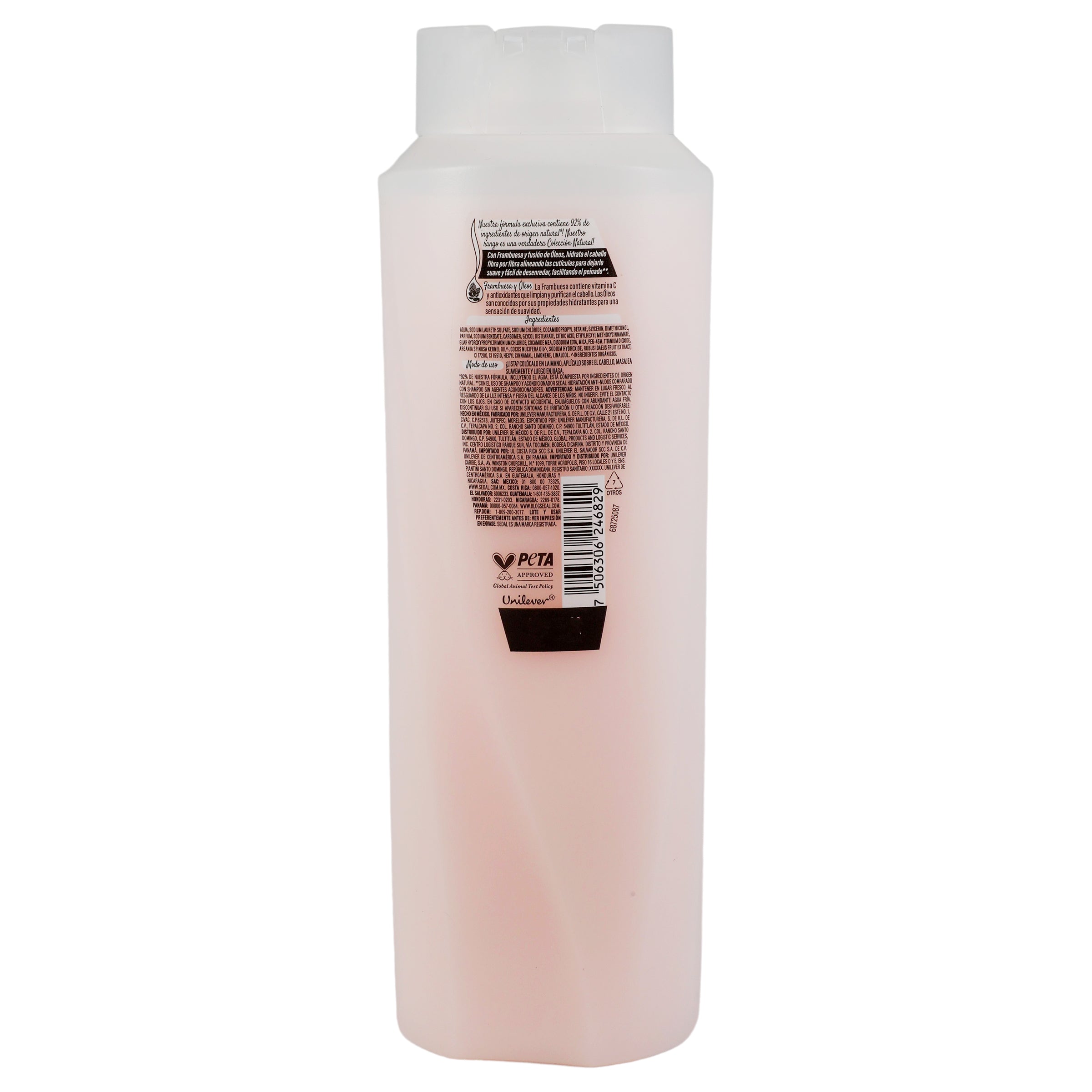 Shampoo Sedal Hidratacion Antinudos Frutos Rojos 620 Ml 7506306246829