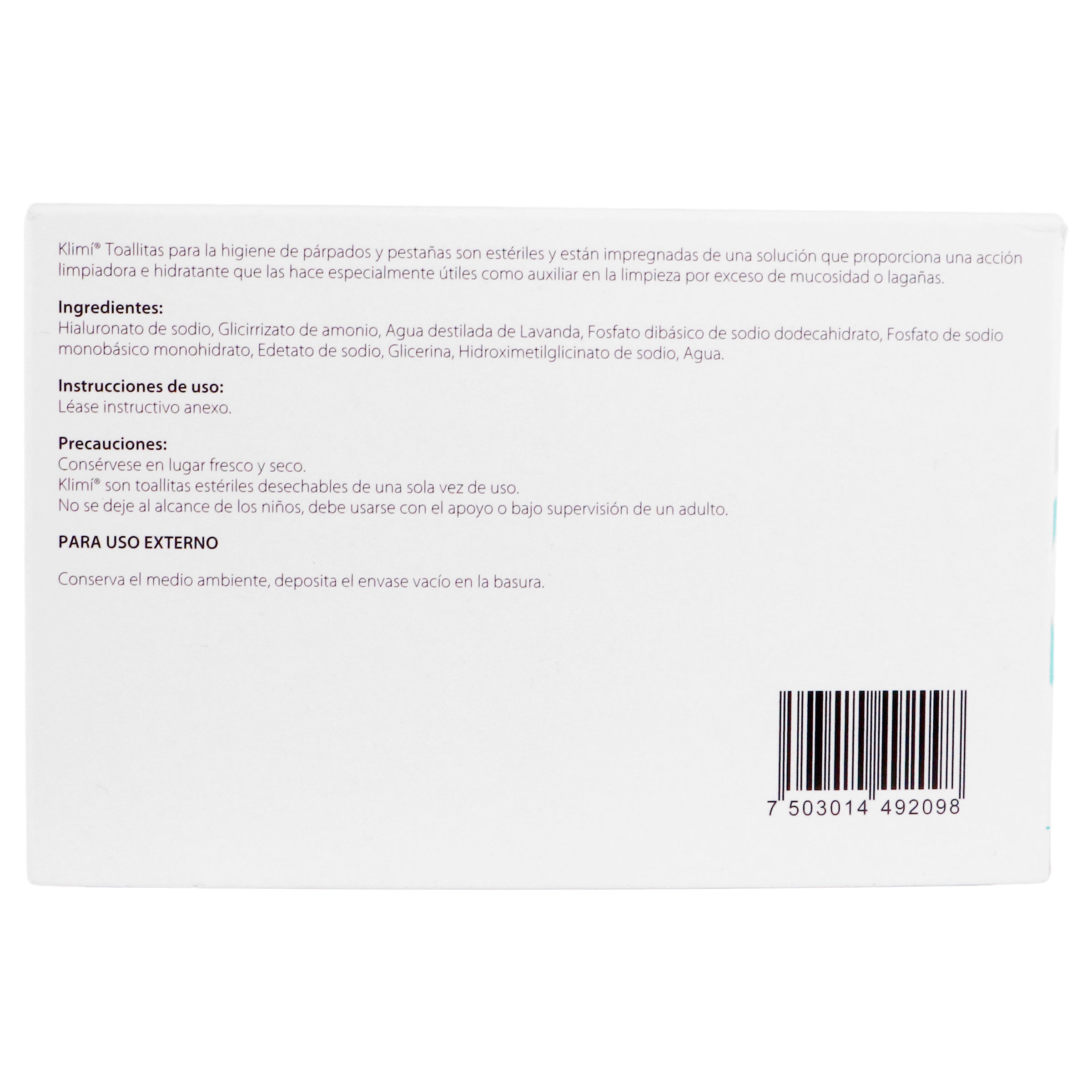 Klimi Toallitas Esteril Parpa-Pesta Con 30 7