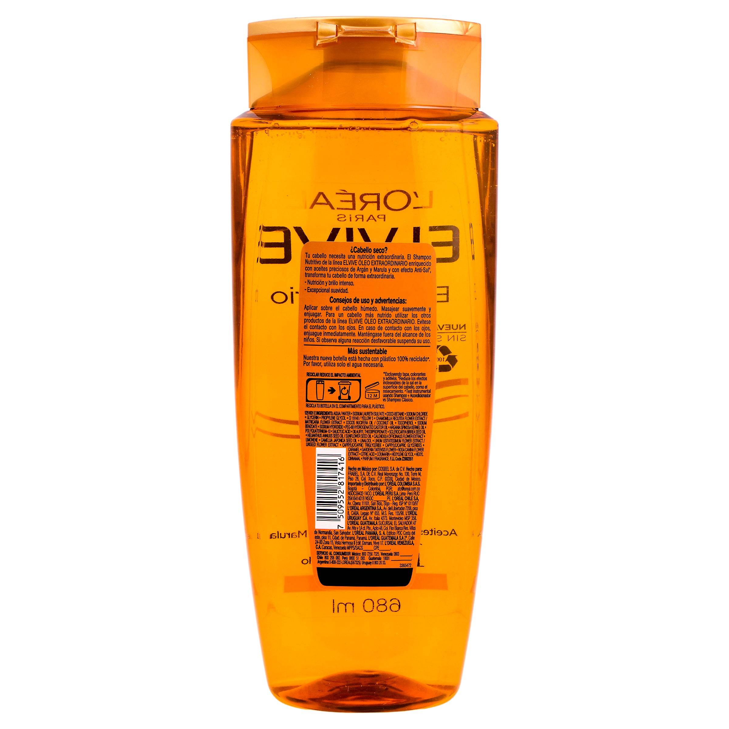 Elvive Shampoo Nutritivo 680Ml 7509552817416