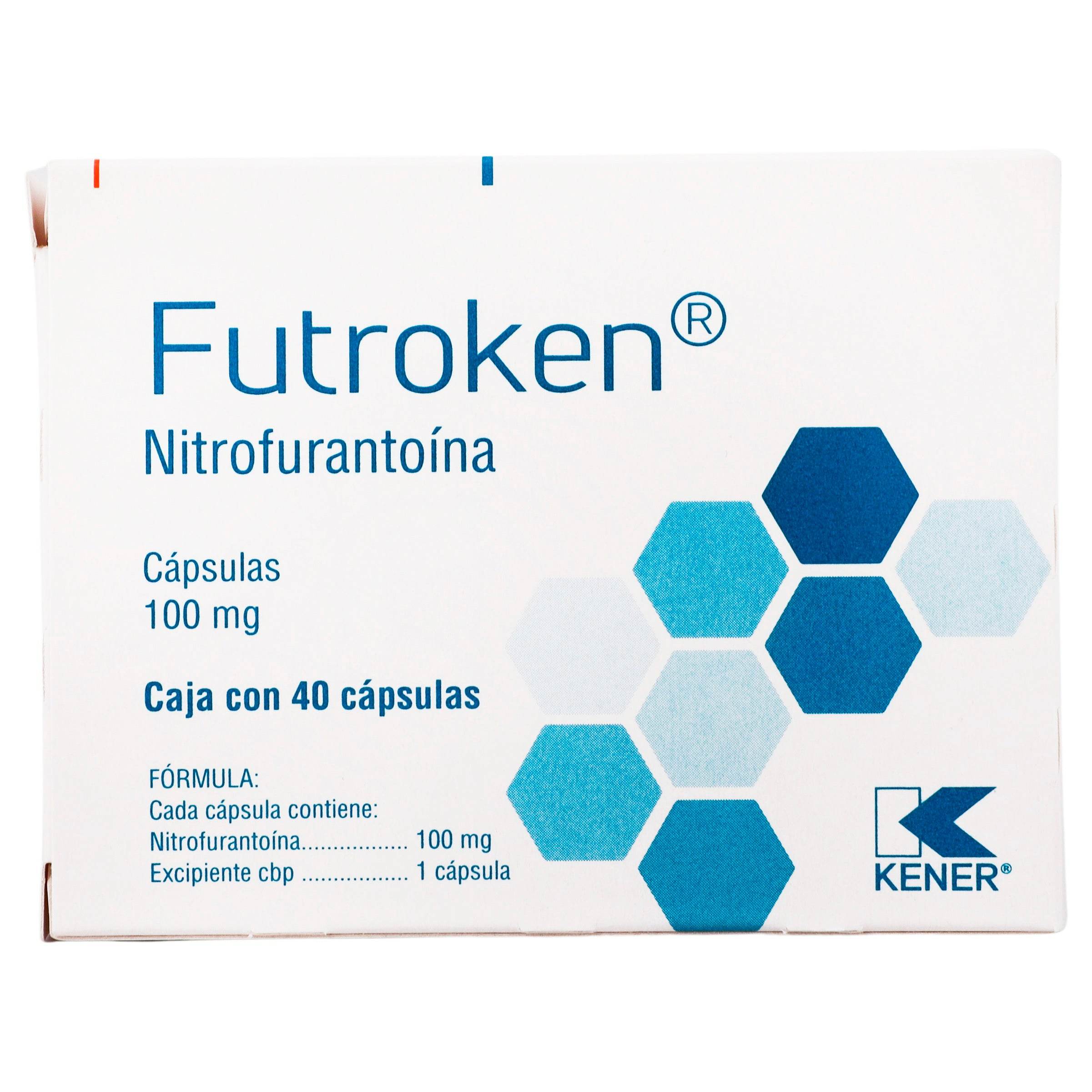 Futroken 100Mg Con 40 Capsulas (Nitrofurantoina) 7501493889347