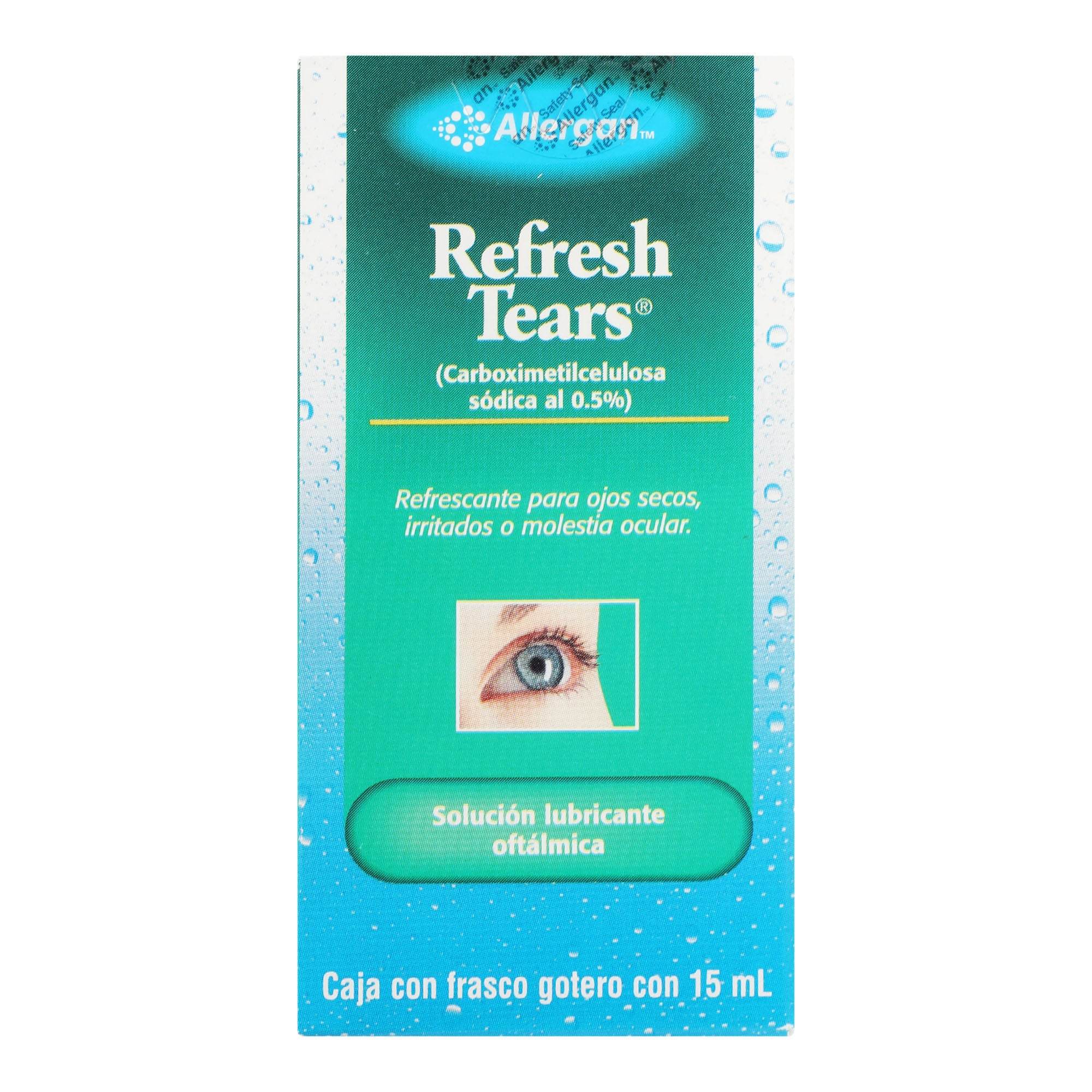Refresh Tears Gotas 0.5% 15Ml (Carboximetilcelulosa) 7501201490797