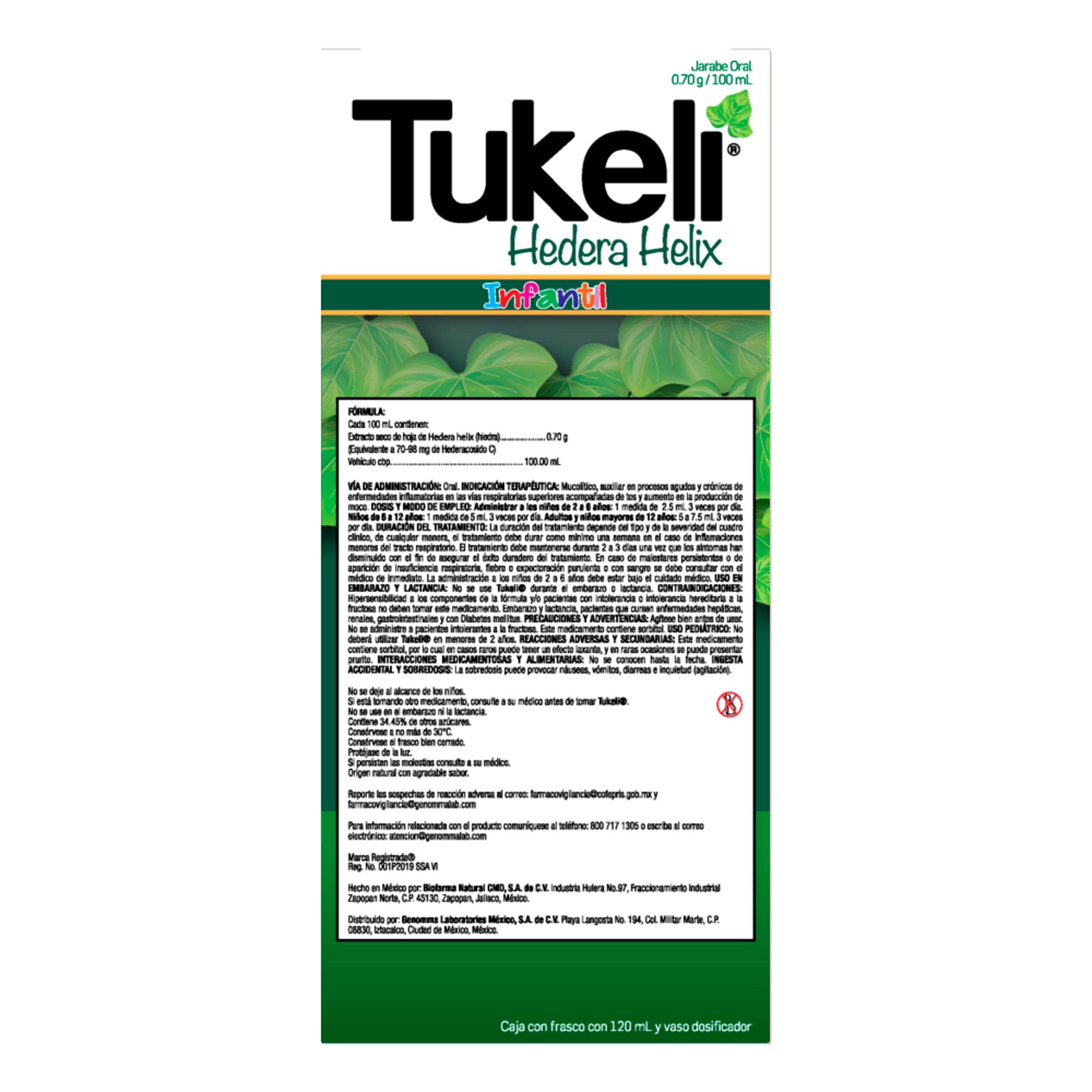Tukeli Infantil Jarabe 120Ml 650240068652