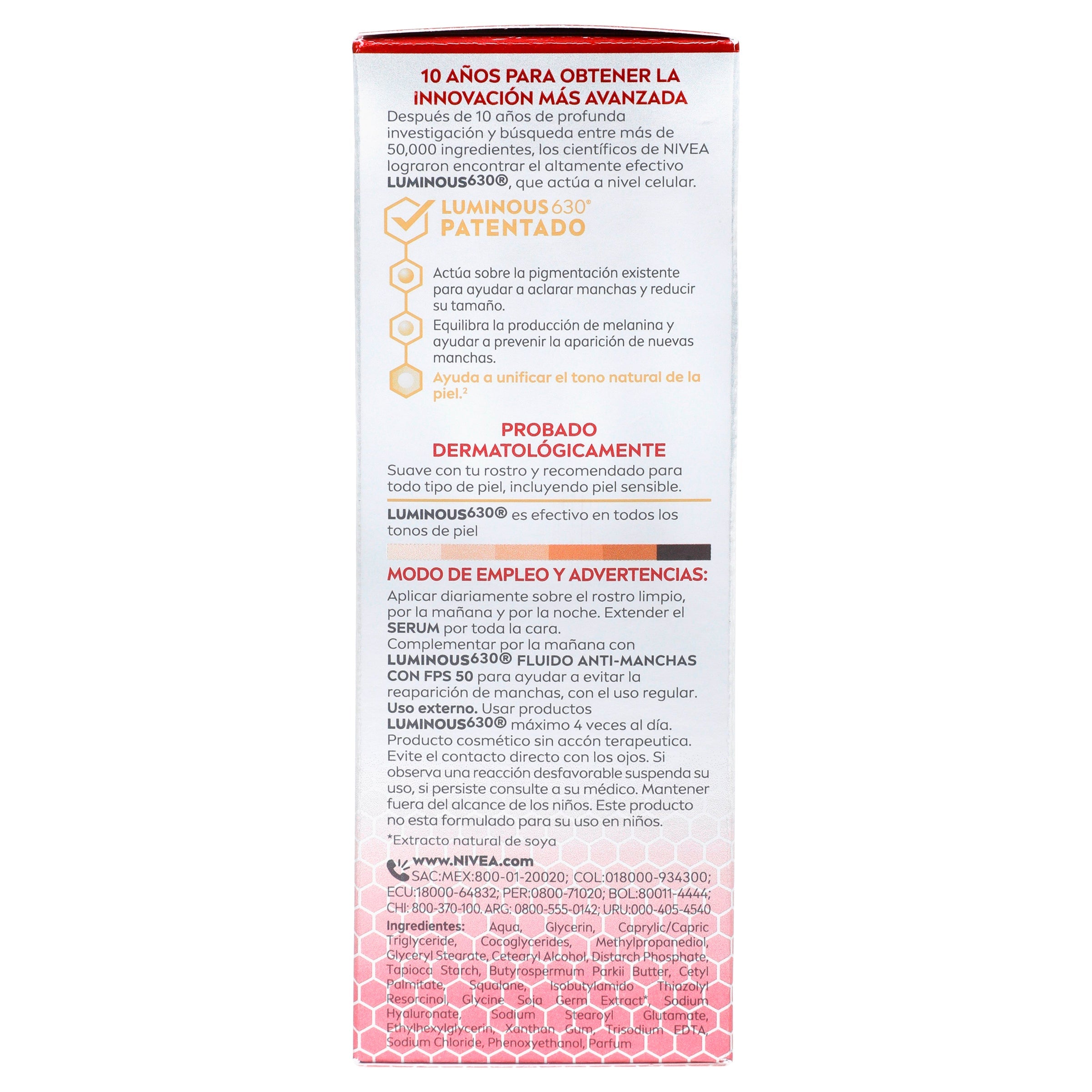 Tratamiento Nivea Luminous 630 Antiedad 30 Ml 4006000017402