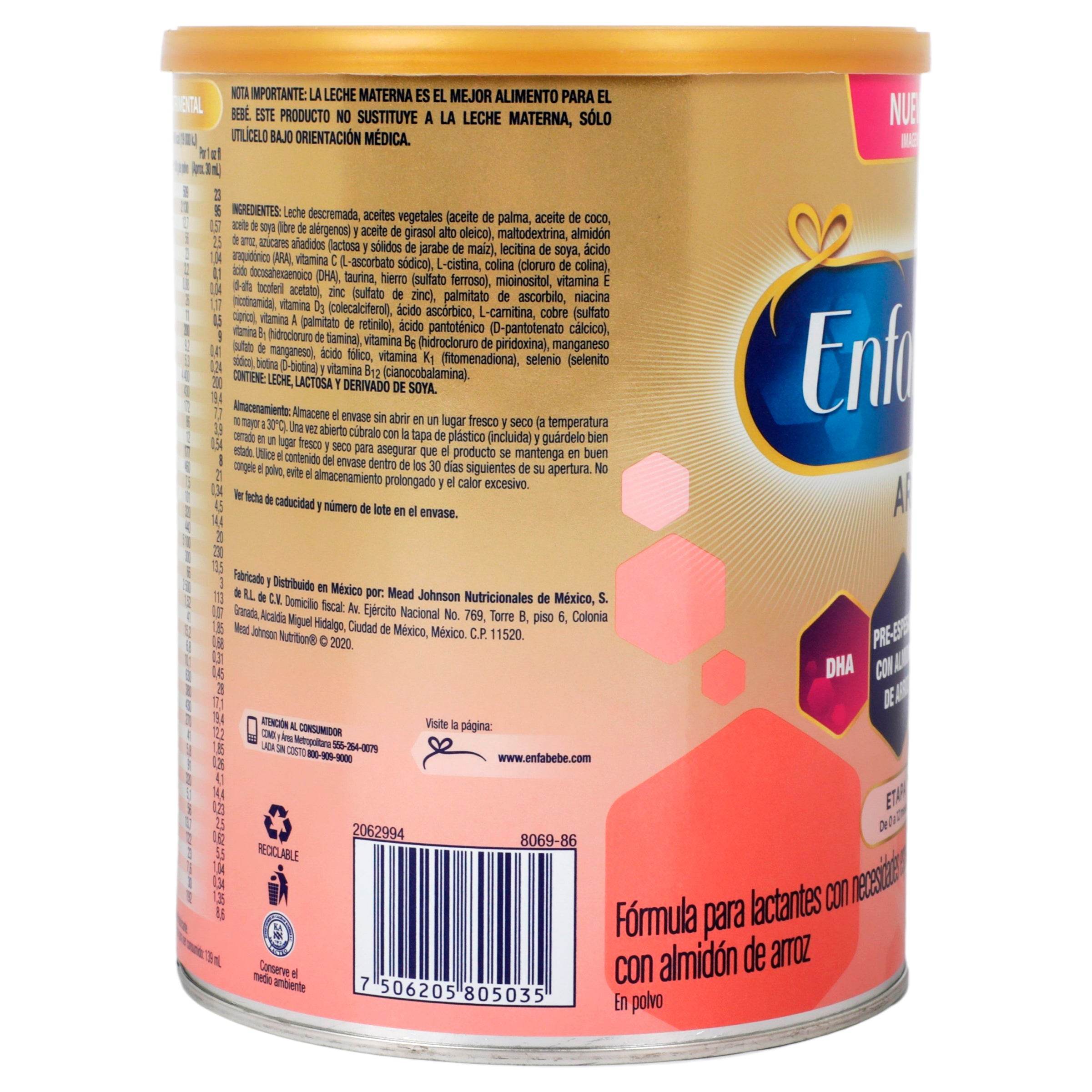 Enfamil Pro Select Ar Etapa 1 Lata 900G 7506205805035