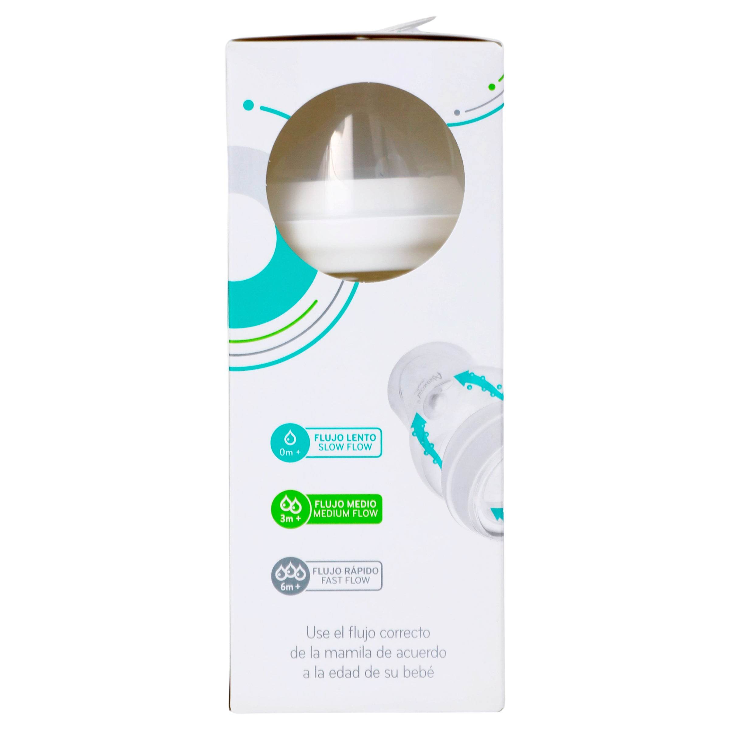 Biberon Advance Flujo Medio 9Oz Avent 7501027511263