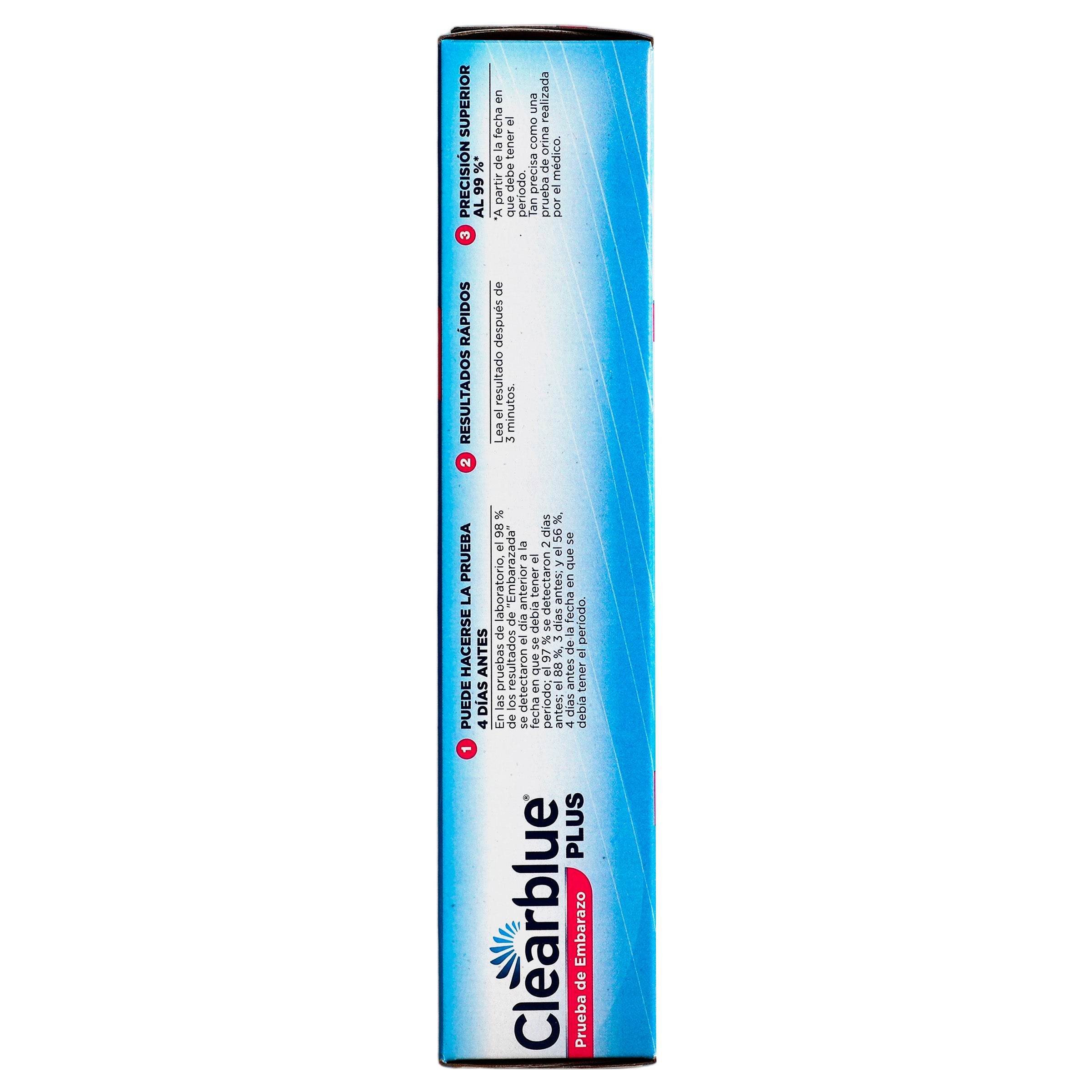 Clearblue Prueba De Embarazo Plus Con 2 7500435141901