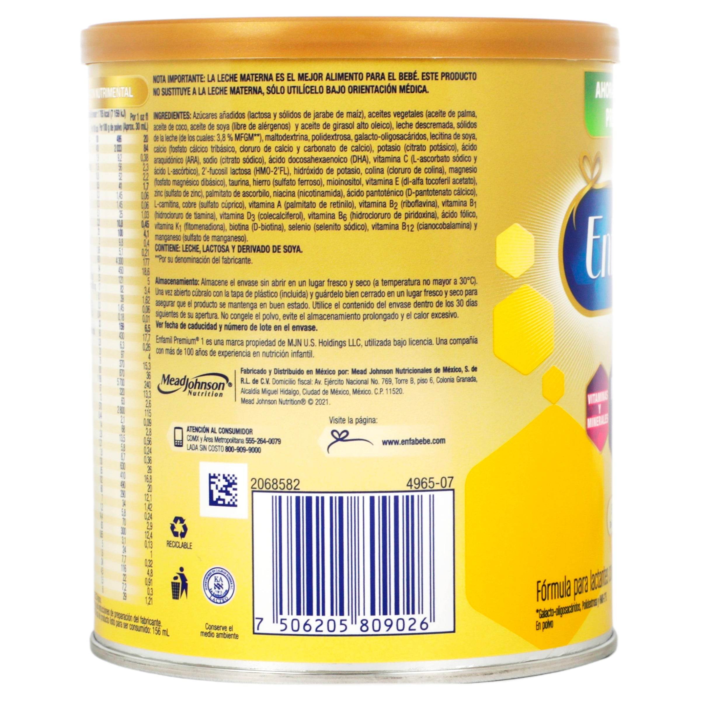 Enfamil Pro Select Premium Etapa 1 Lata 375G 7506205809026