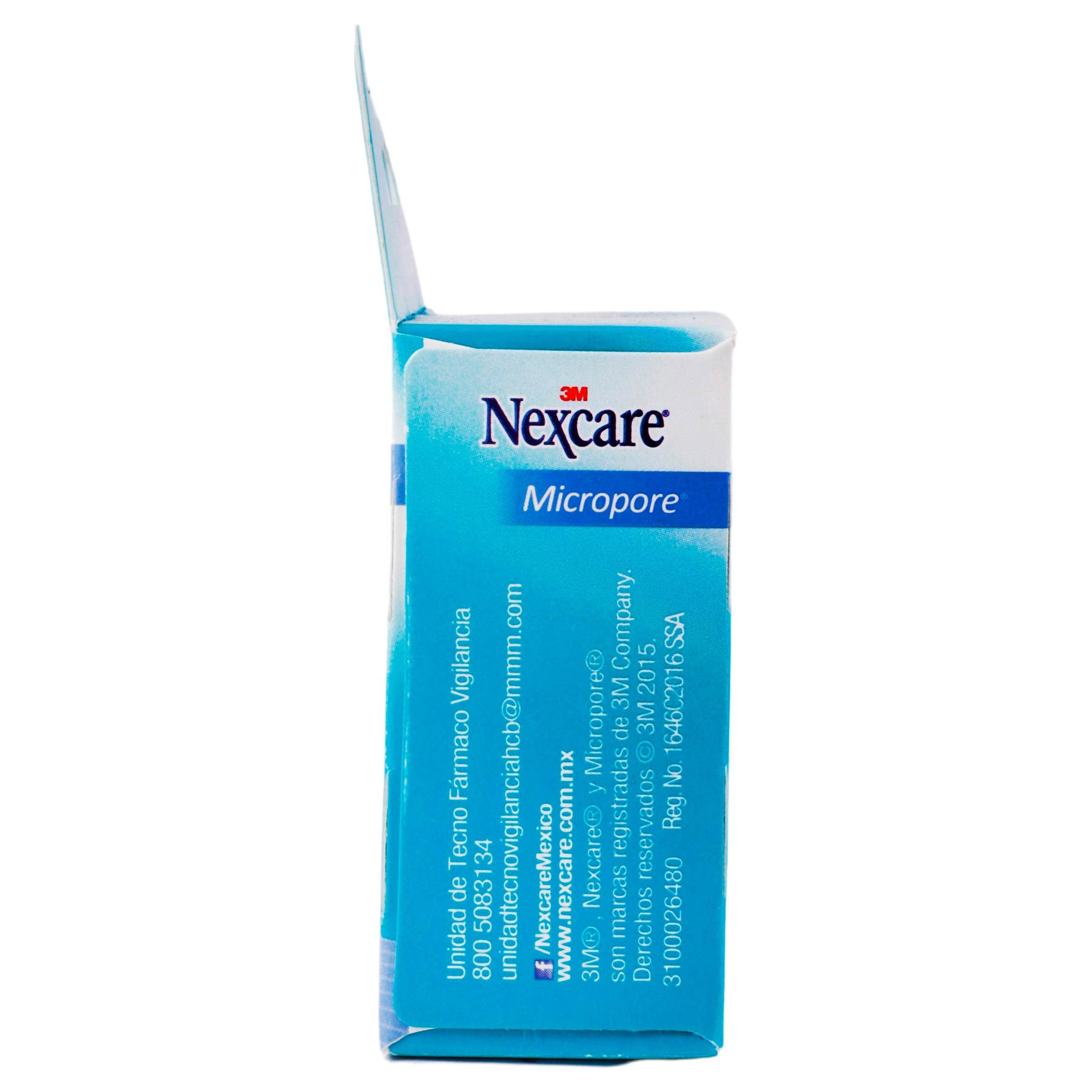 Cinta Microporosa Nexcare Piel 2.5X5Cm 7501023104223