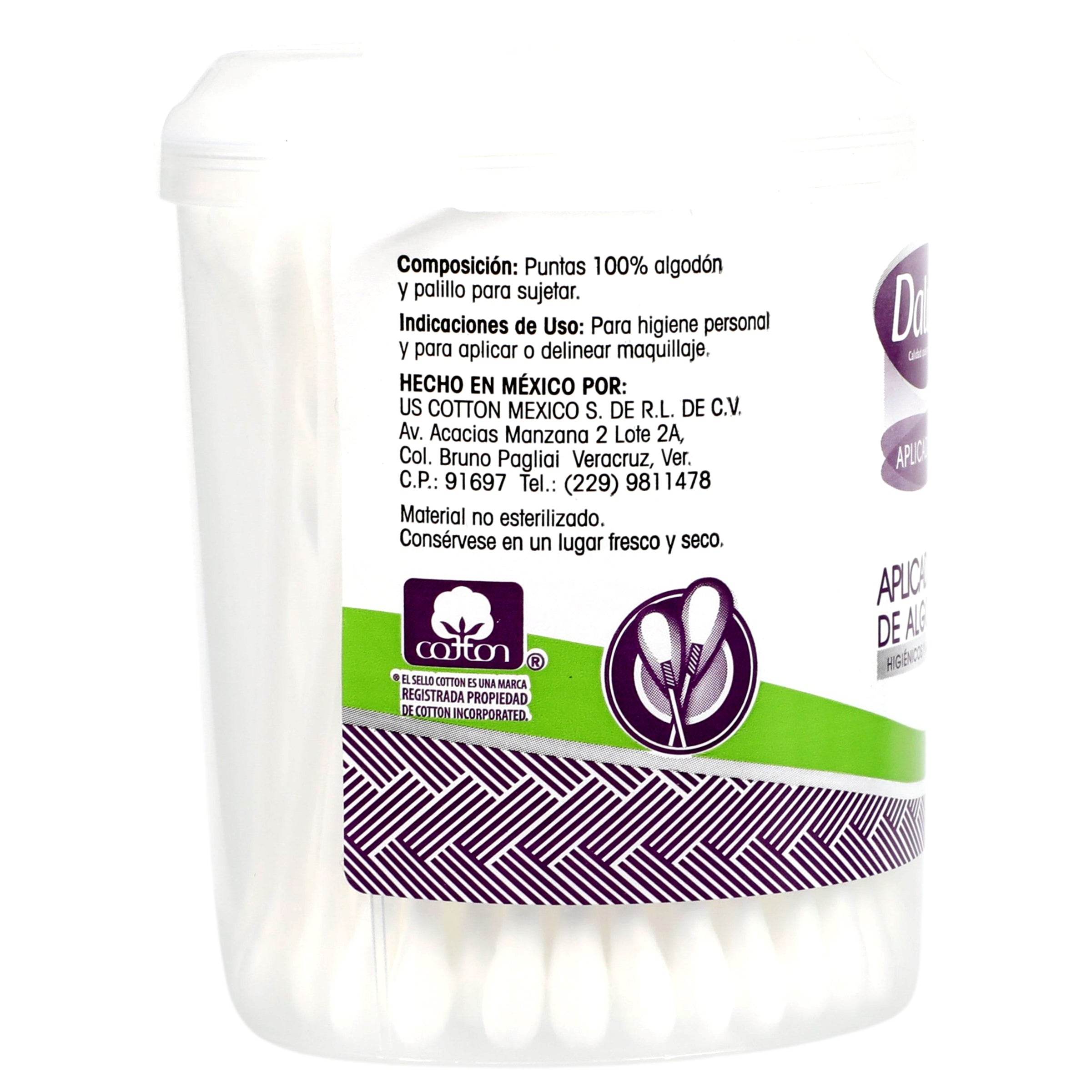 Aplicadores De Algodón Dalux Con 100 7501192600830