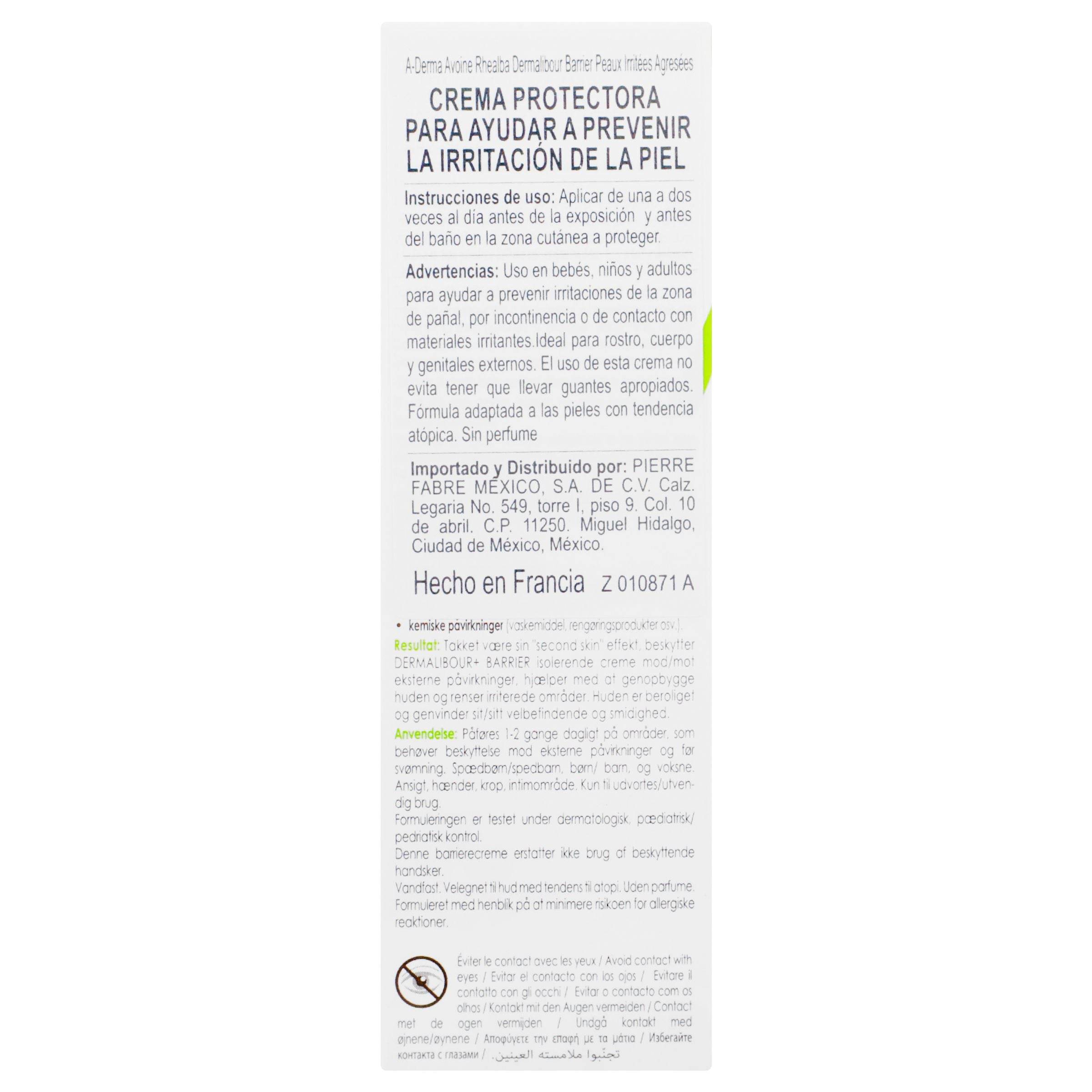 A-Derma Dermalibour Crema Protectora 50Ml 3282770108712