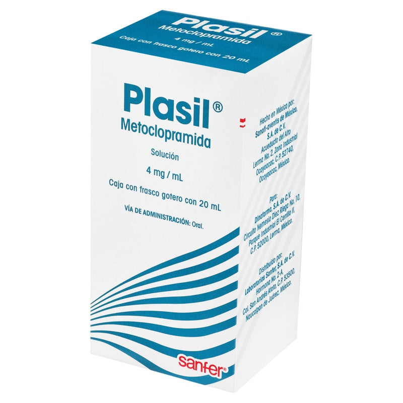 Plasil Pediátrico 4 Mg / Ml 20 Ml Gotas