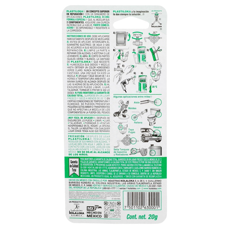 Plastilina Plastiloka 20 G perfil 7