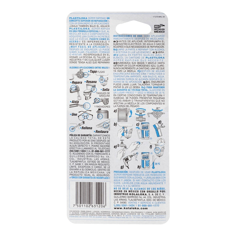 Plastilina Plastiloka S-Rapida20 G perfil 2